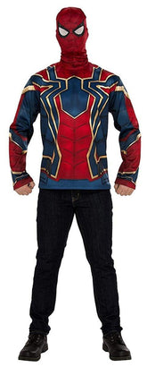 Avengers Infinity War Iron Spider Long Sleeve Adult Costume Top & Mask