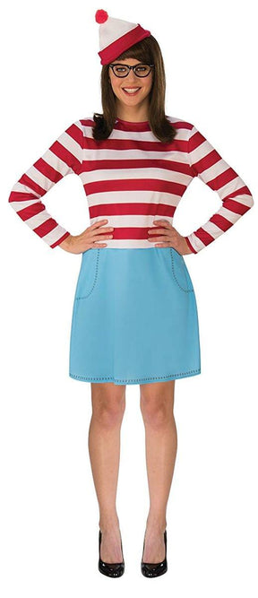 Where's Waldo Wenda Adult Costume
