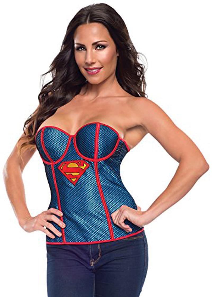 Supergirl Corset Adult Costume Top
