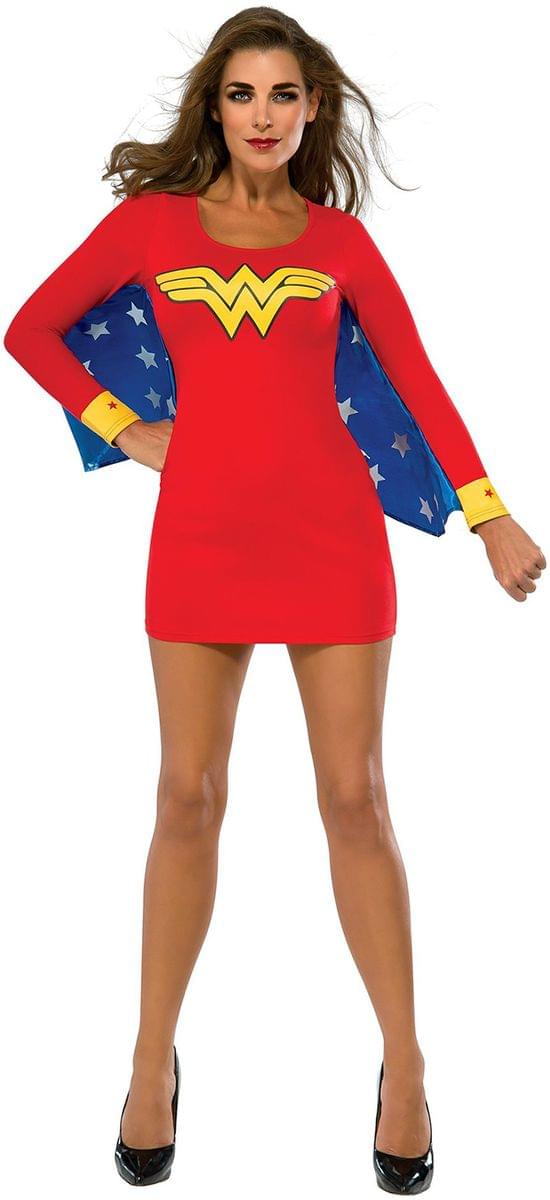 DC Comics Wonder Woman Cape Dress Adult Costume