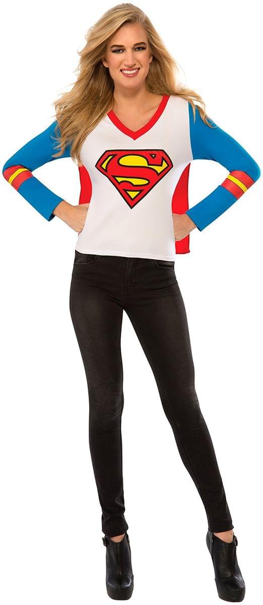 DC Comics Supergirl Sporty Tee Adult Costume T-Shirt