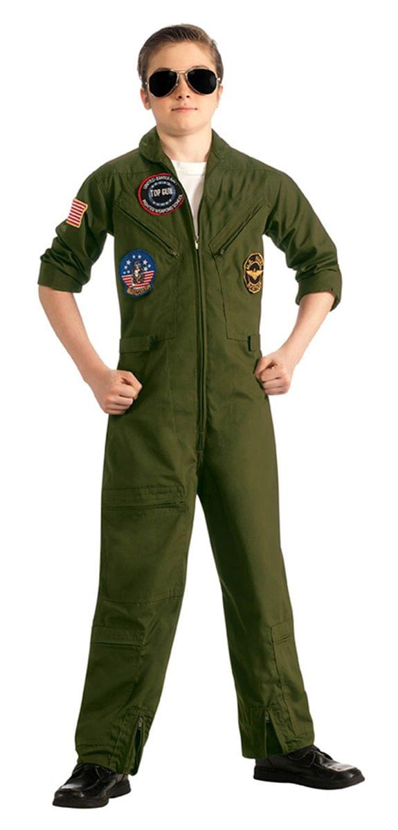 Top Gun Flight Suit Costume Child