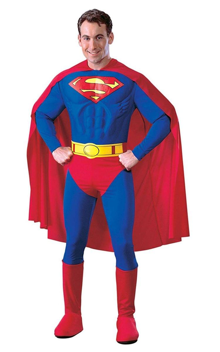 Superman Deluxe Muscle Chest Costume Adult