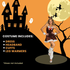 Sexy Christmas Festive Female Reindeer Adult Costume
