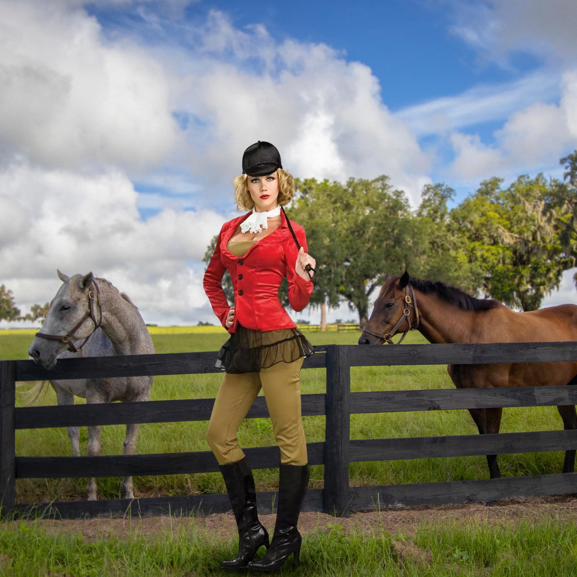 Equesterienne Female Lady Jockey Horse Rider Costume Adult