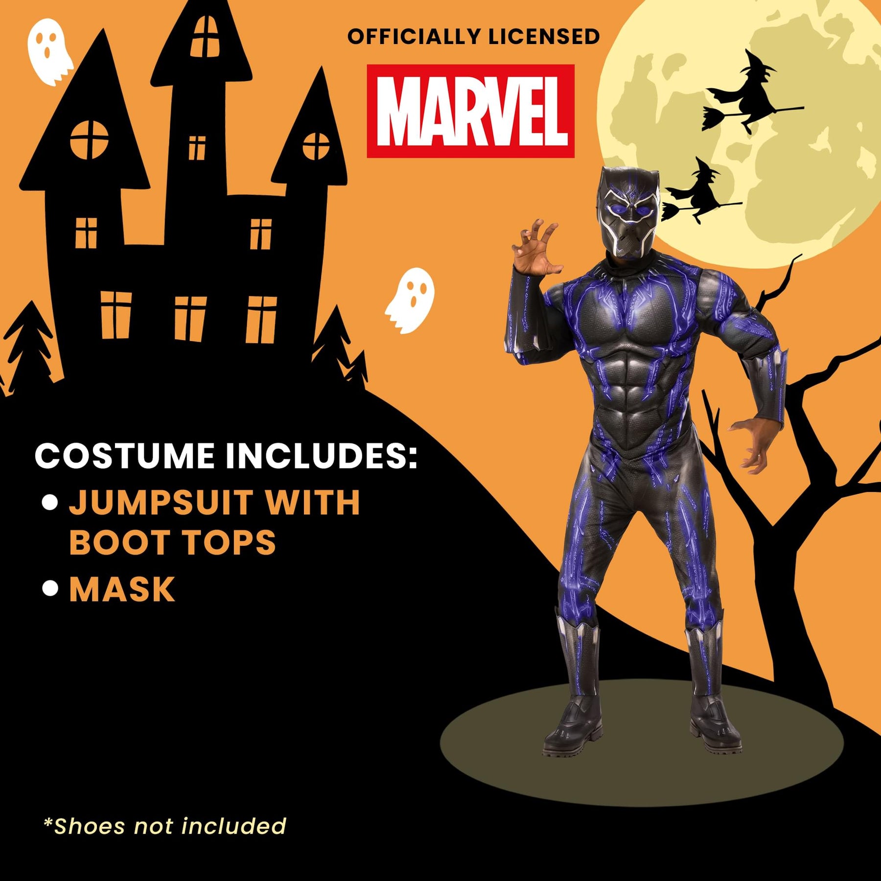 Marvel Black Panther (Purple Battle Version) Adult Costume