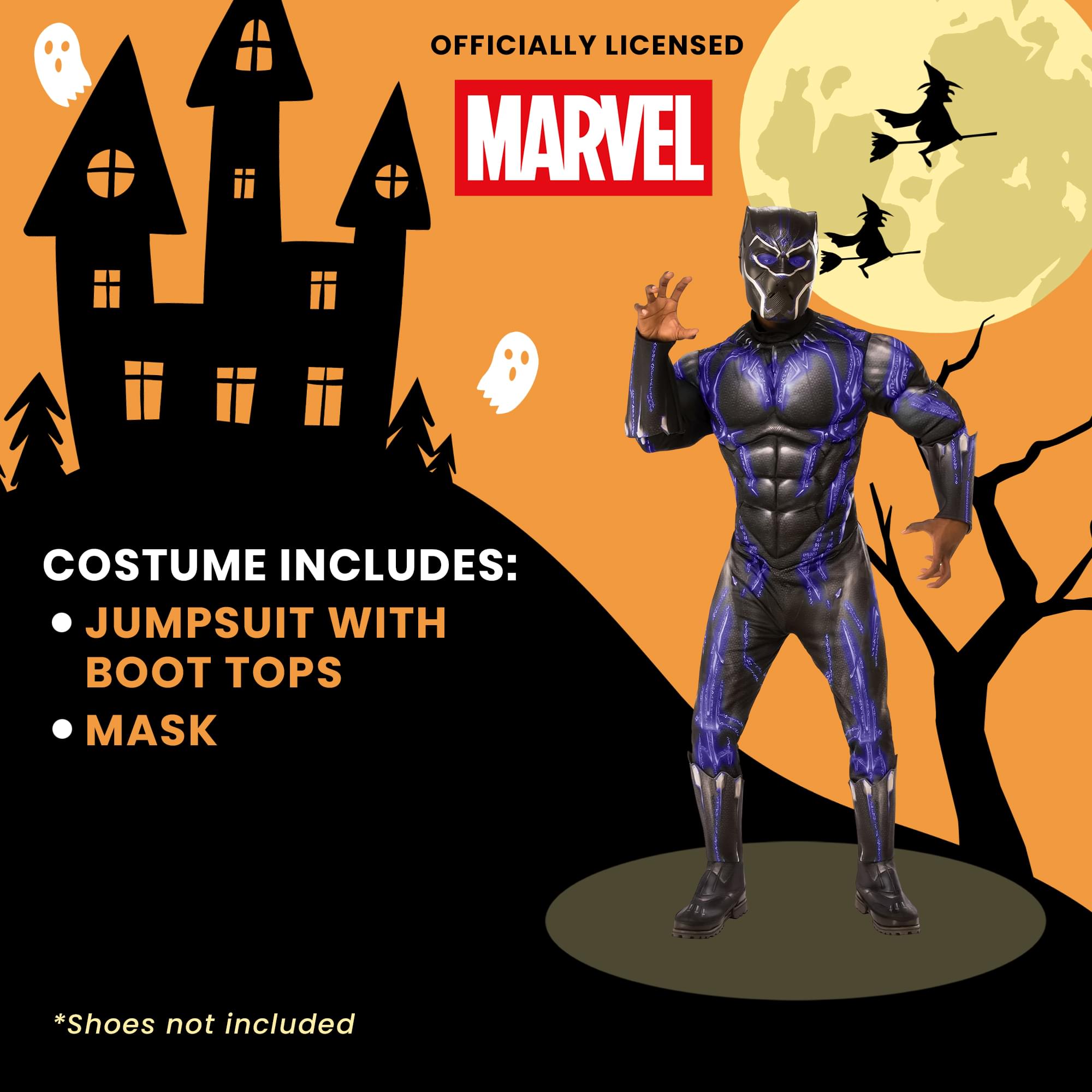 Marvel Black Panther (Purple Battle Version) Adult Costume