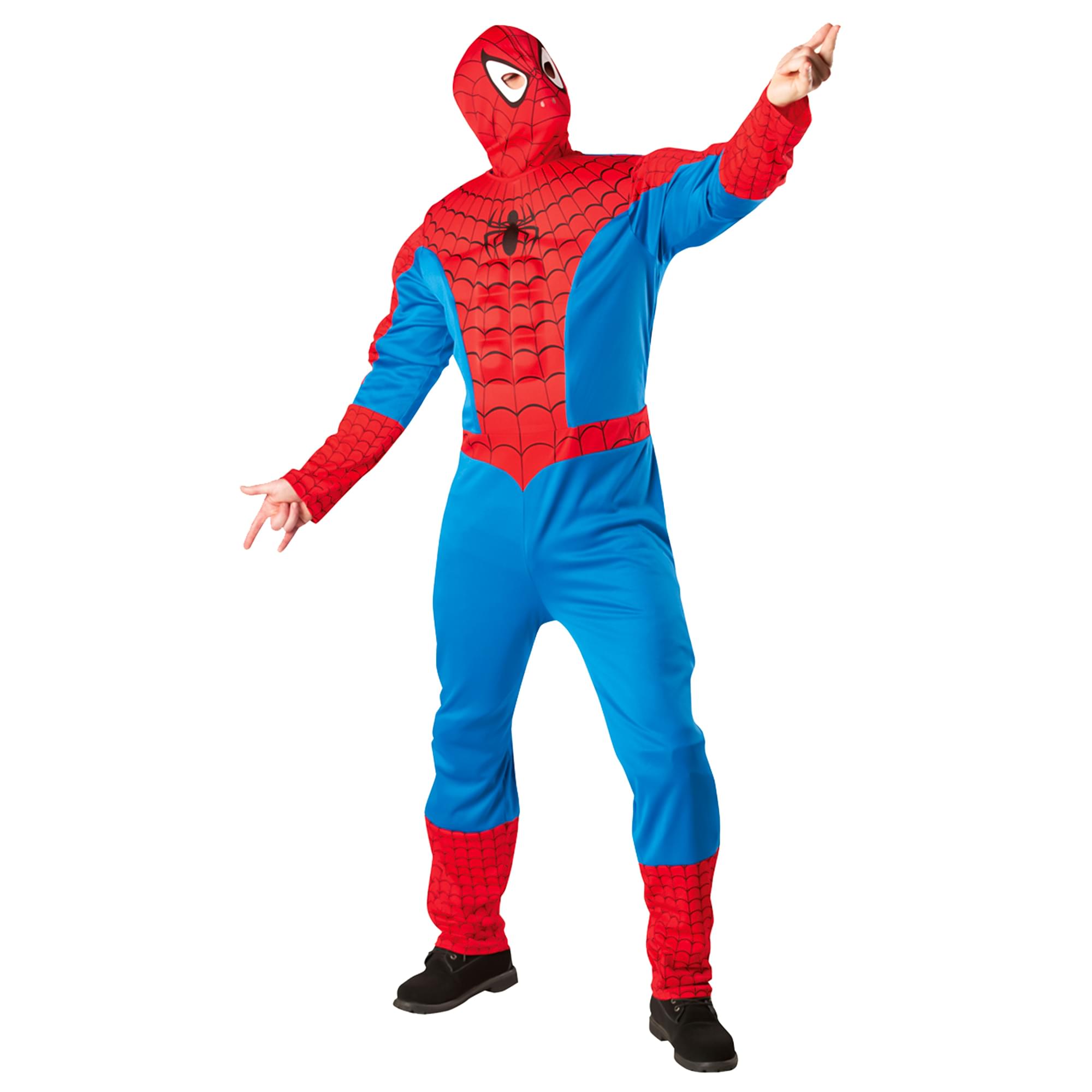 Spiderman Muscle Chest, Waist Adult Costume