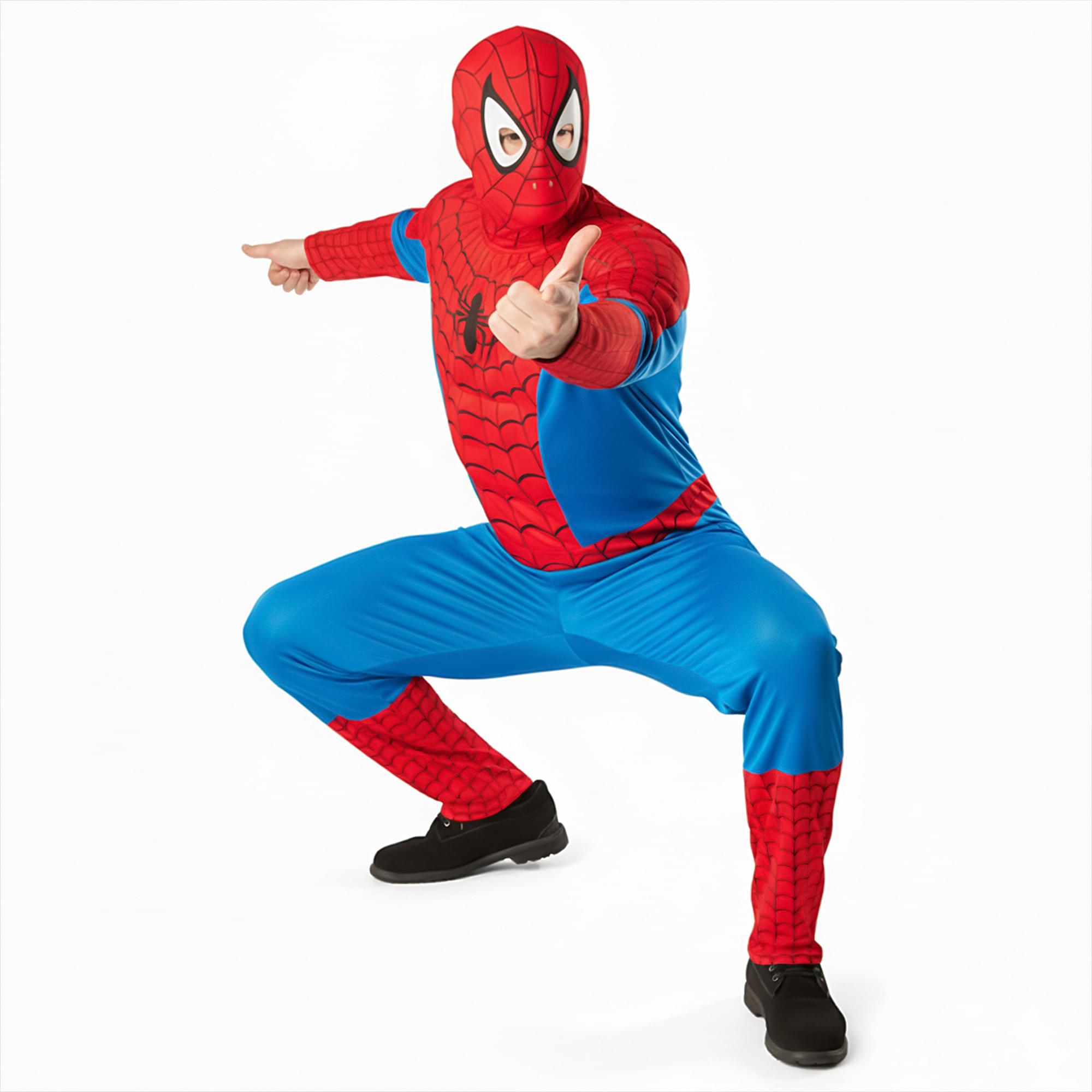 Spiderman Muscle Chest, Waist Adult Costume