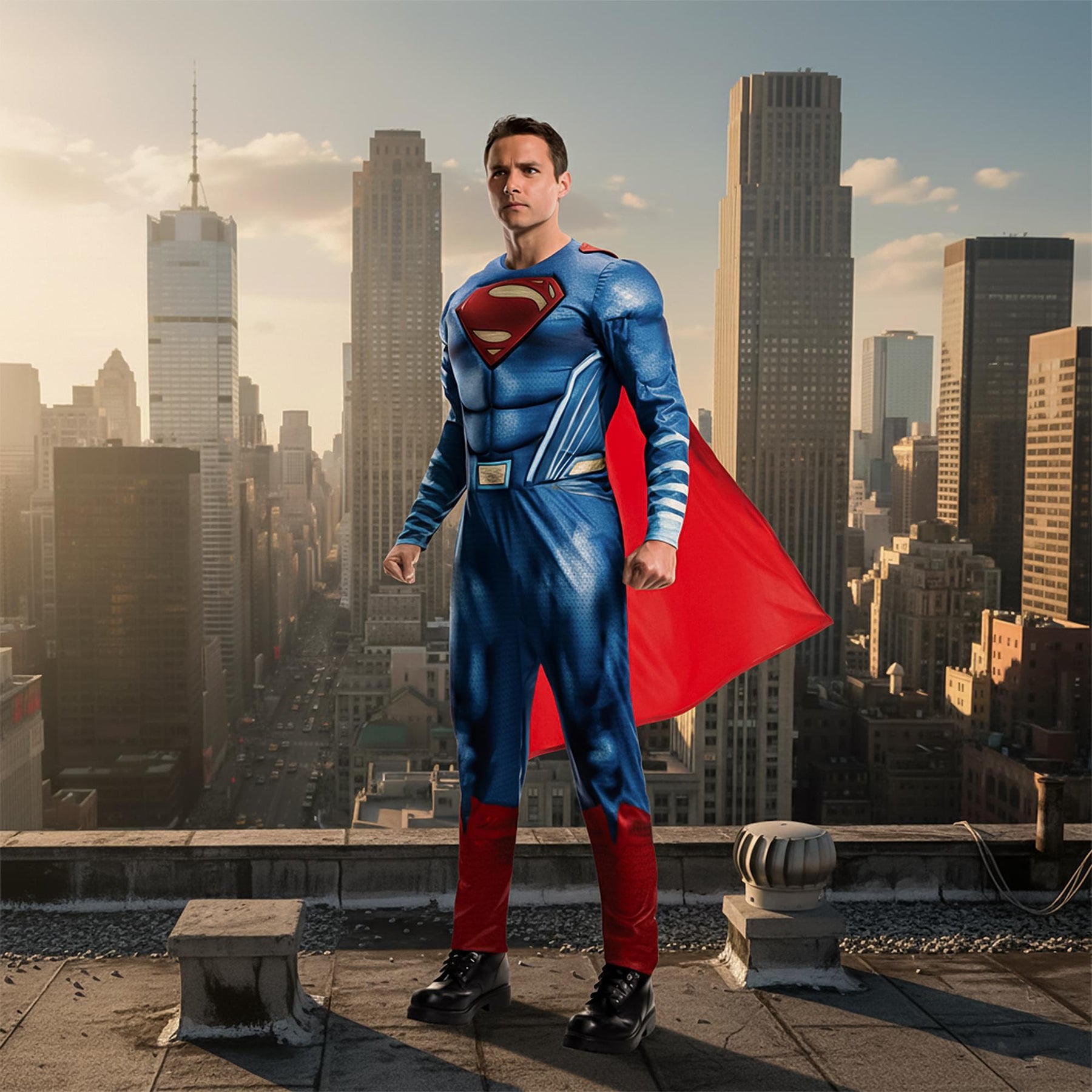 Dawn of Justice Superman Chest, Waist Adult Costume