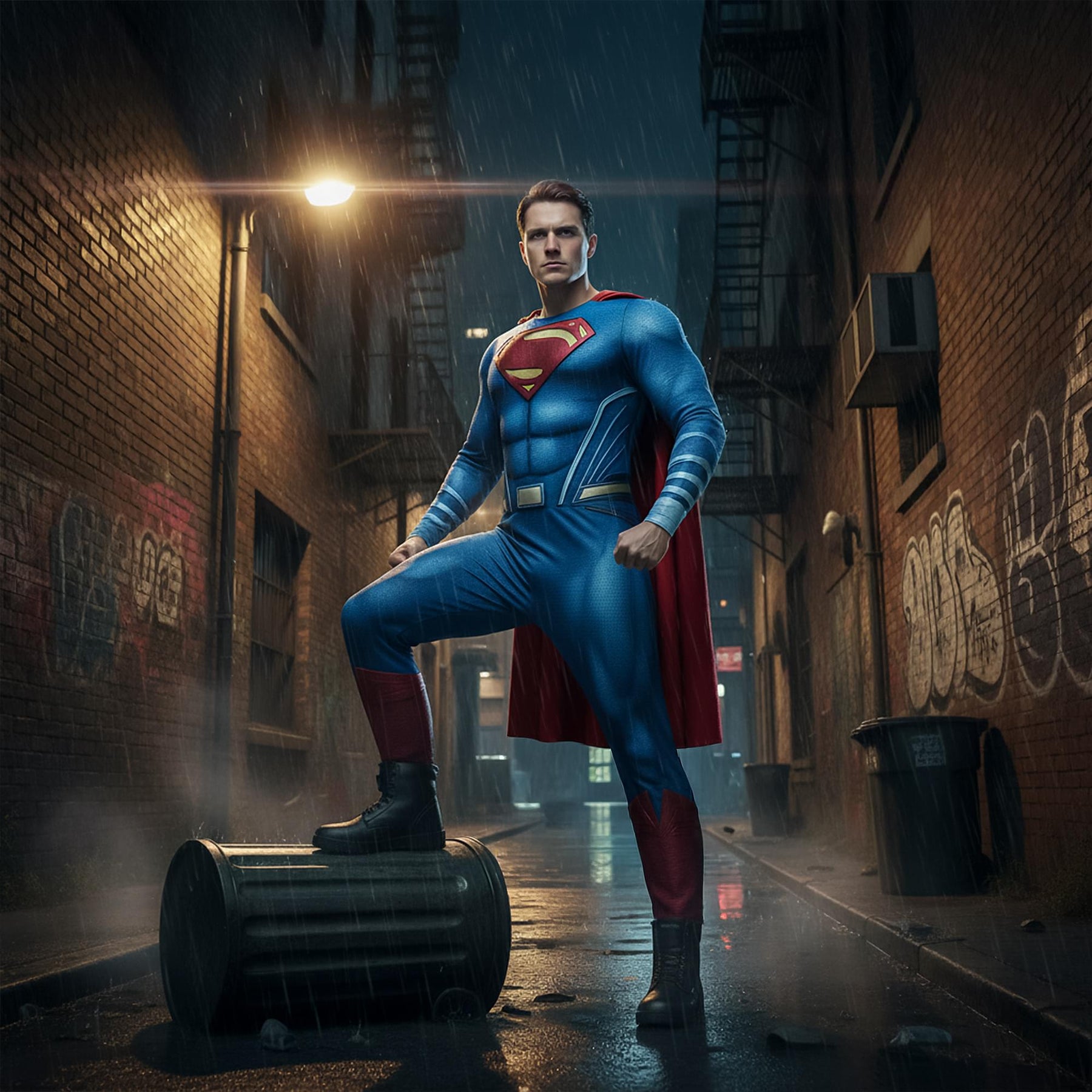 Dawn of Justice Superman Chest, Waist Adult Costume