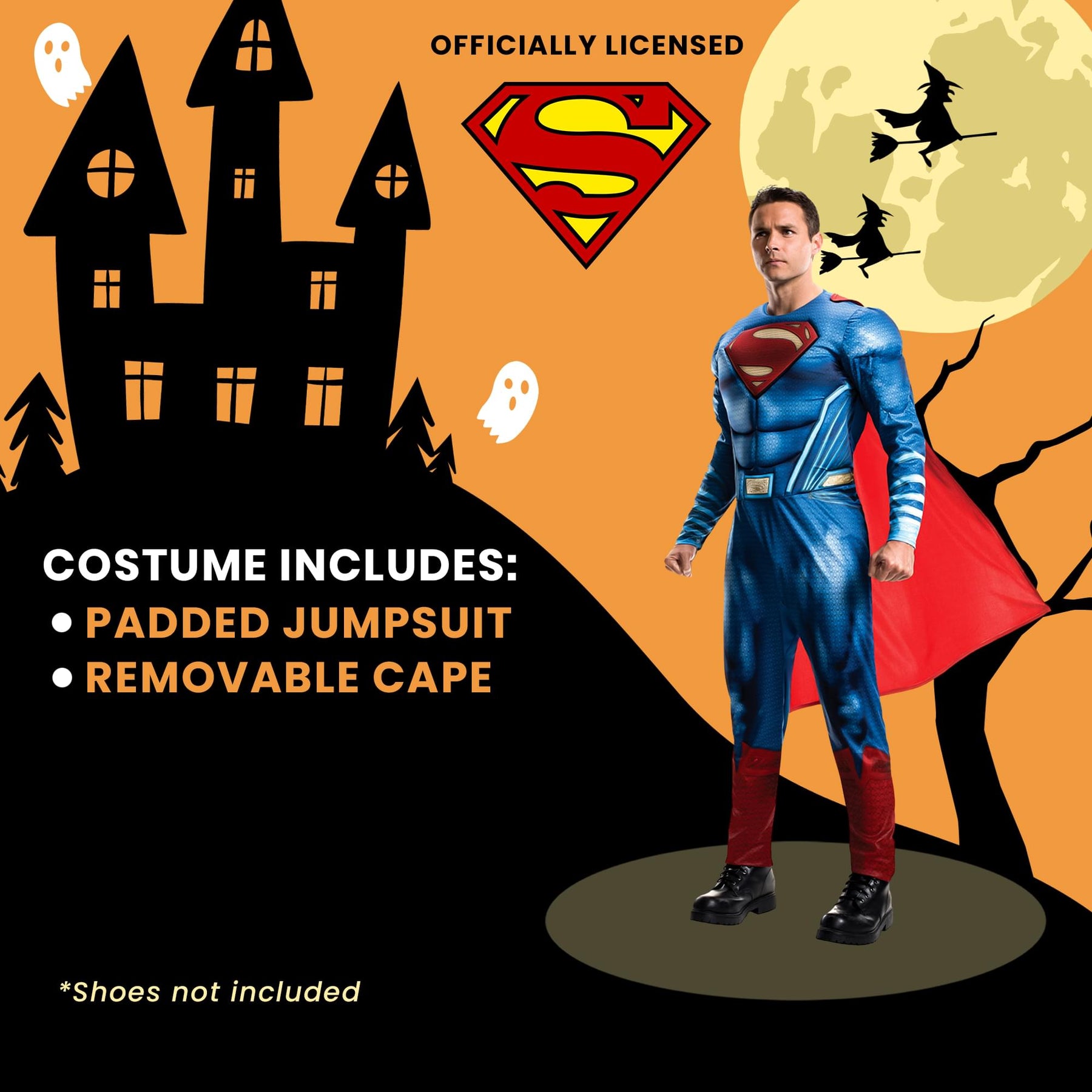 Dawn of Justice Superman Chest, Waist Adult Costume