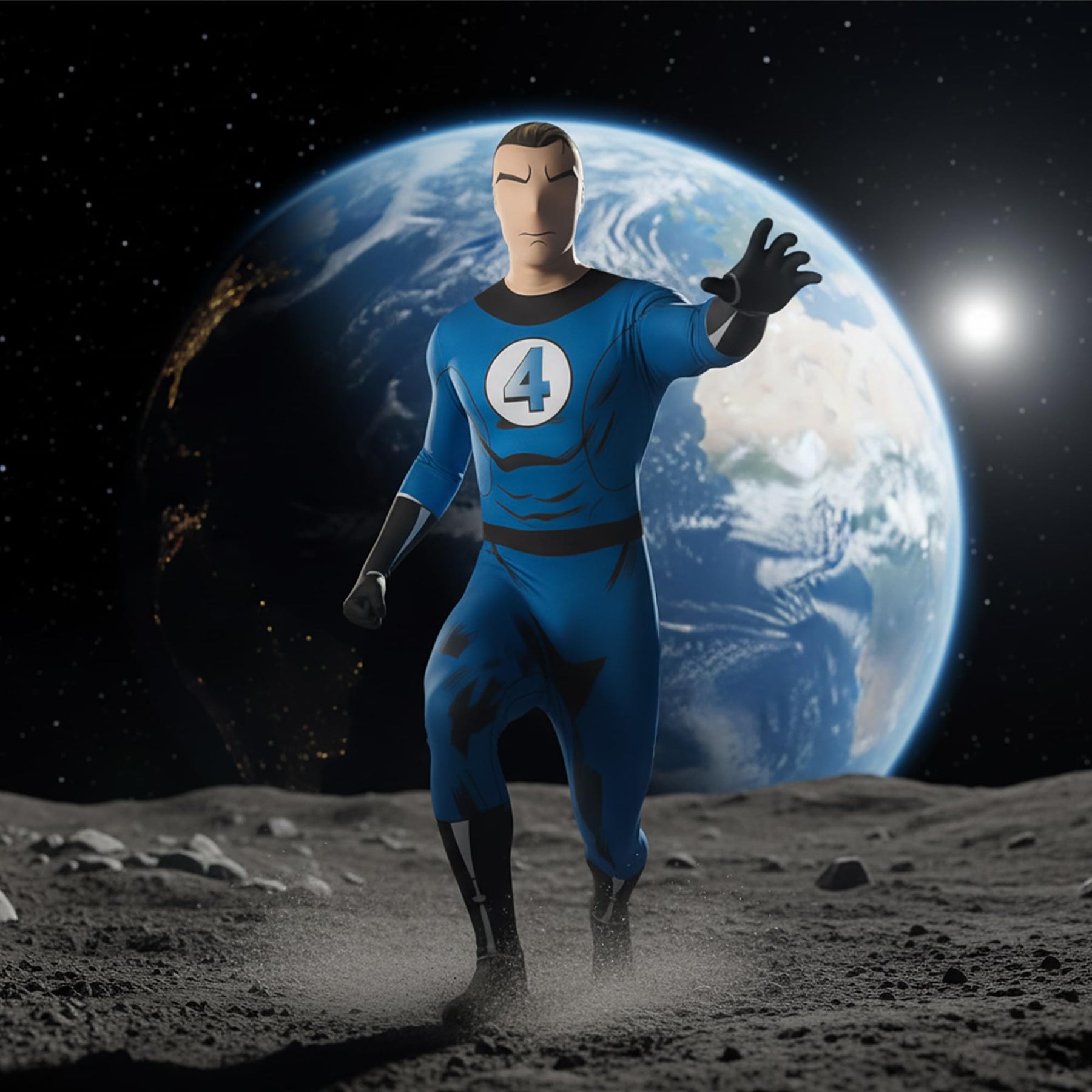 Mr Fantastic 2nd Skin Adult Costume