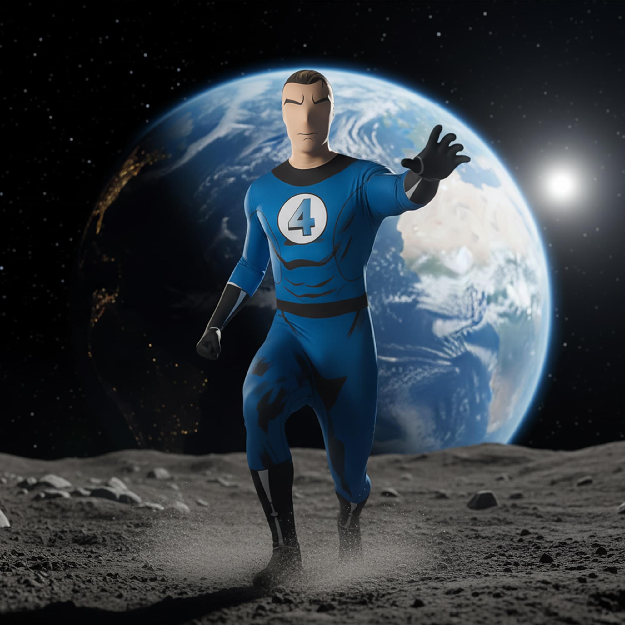 Mr Fantastic 2nd Skin Adult Costume