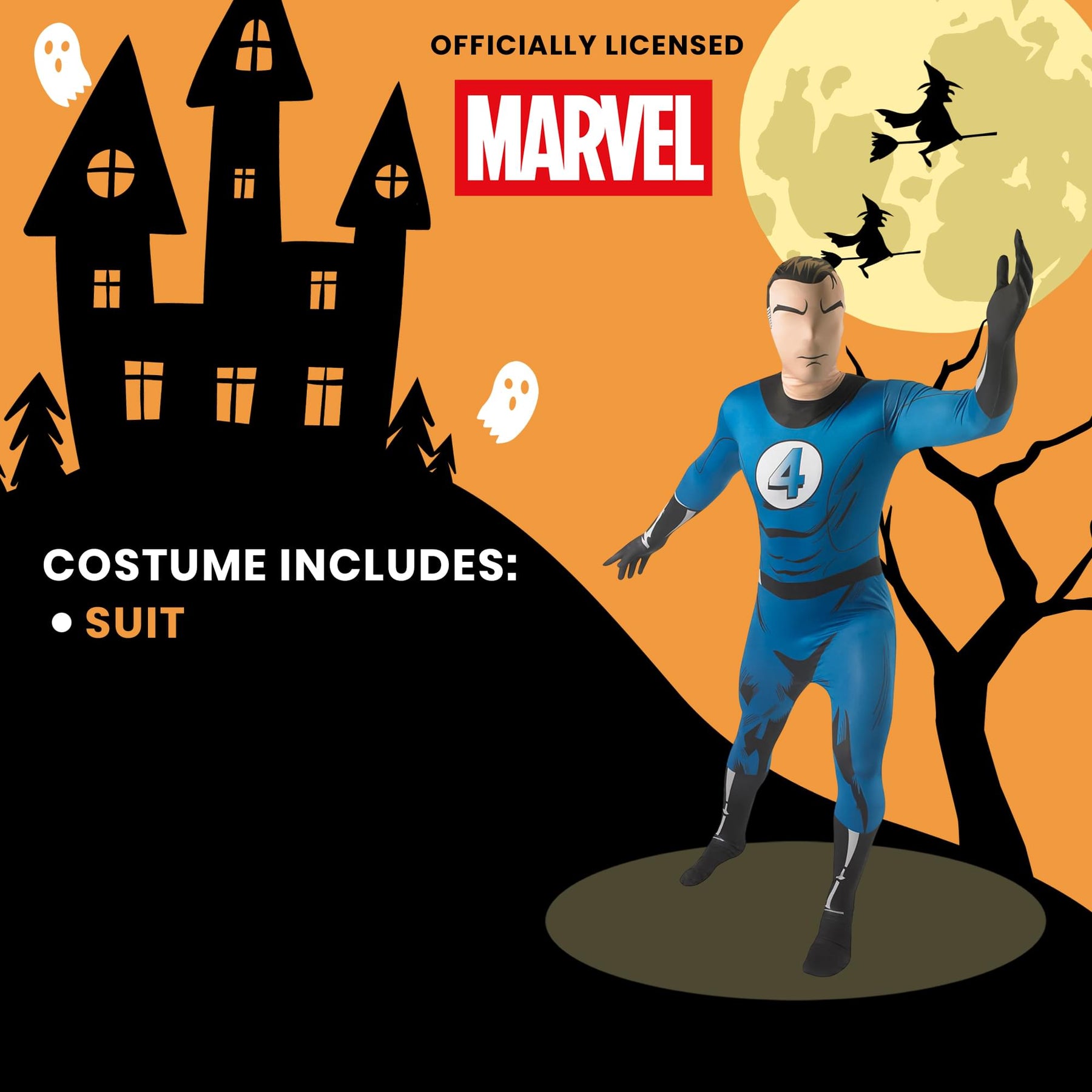 Mr Fantastic 2nd Skin Adult Costume