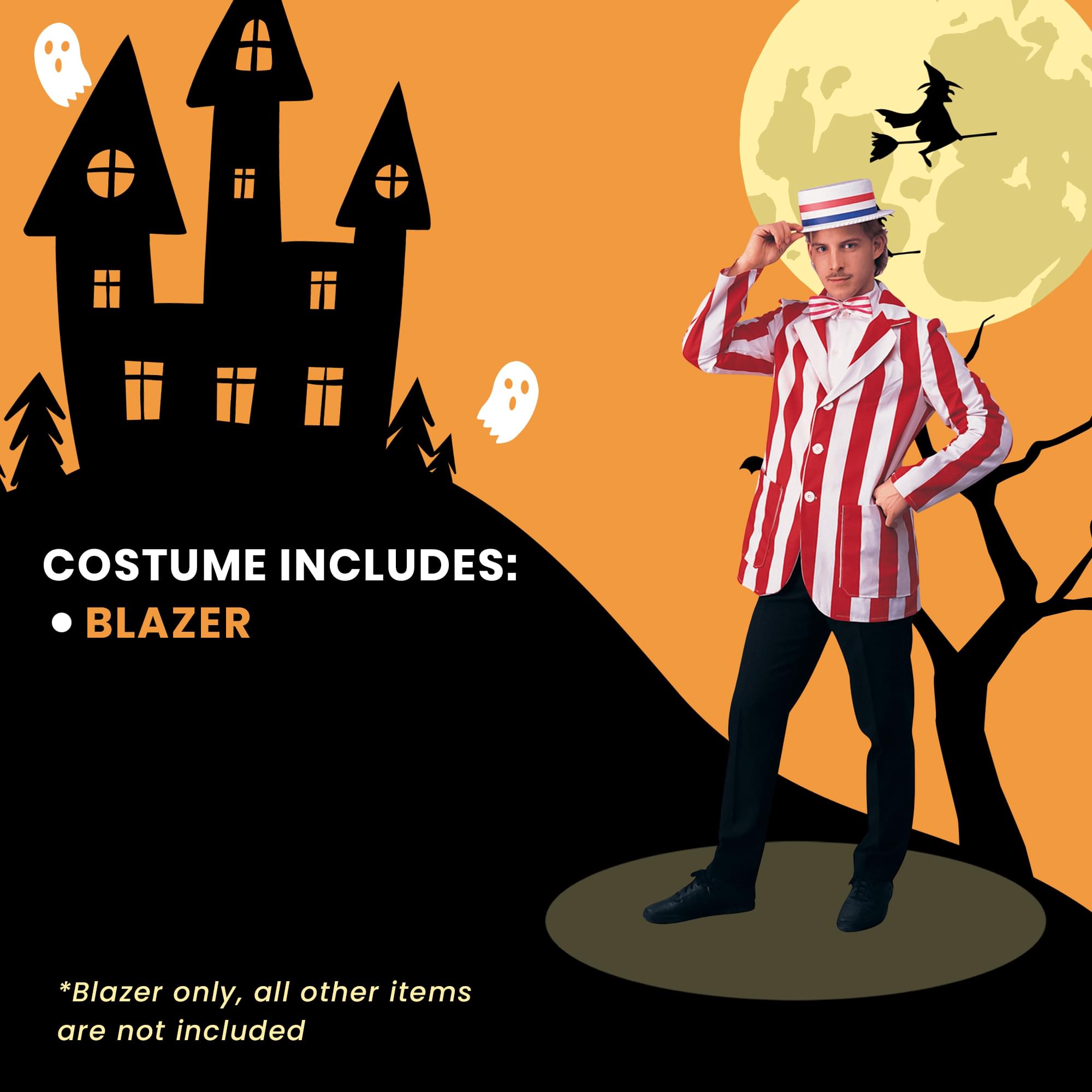 Roaring 20 Blazer Chest, Waist Costume Accessory