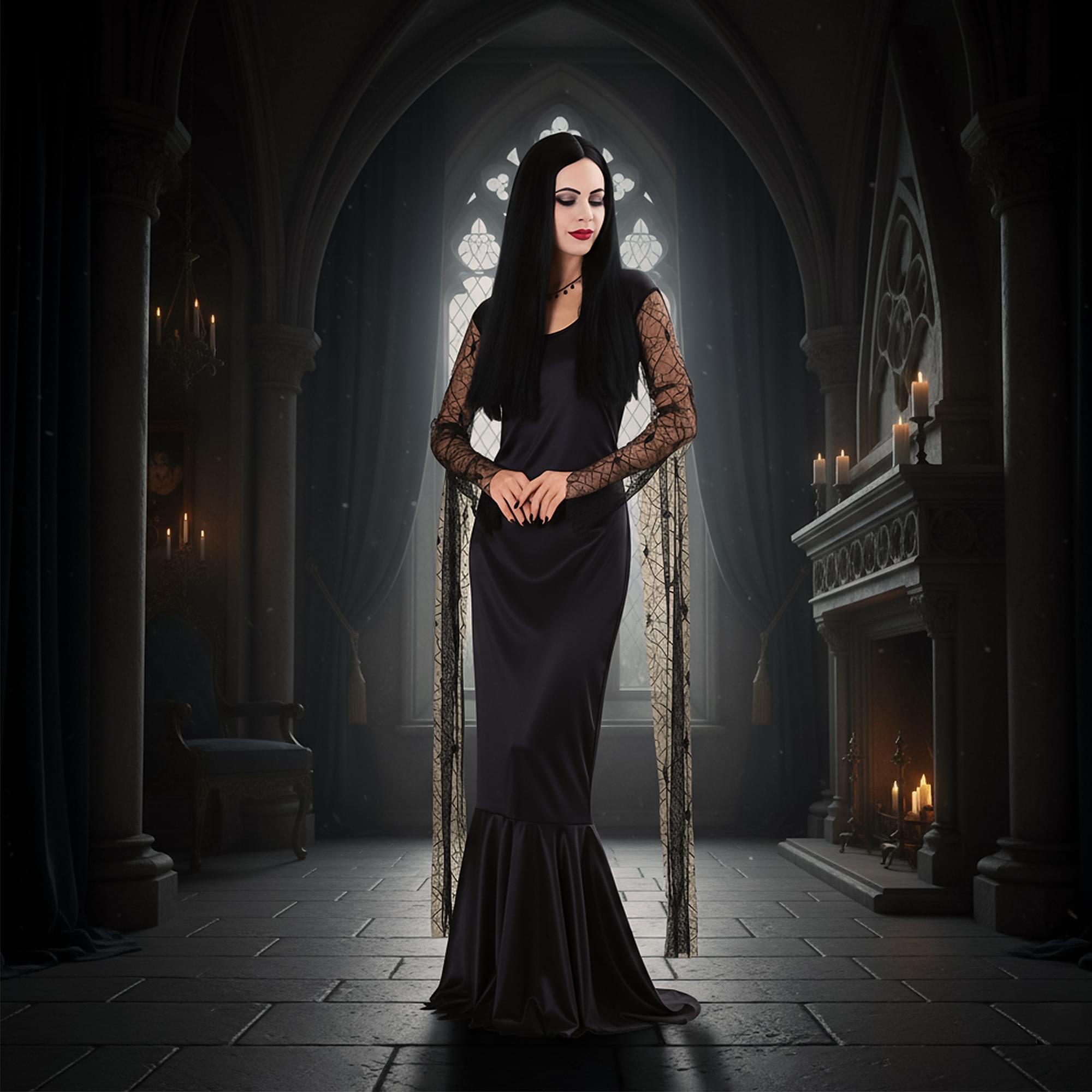 Morticia Addams Adult Costume