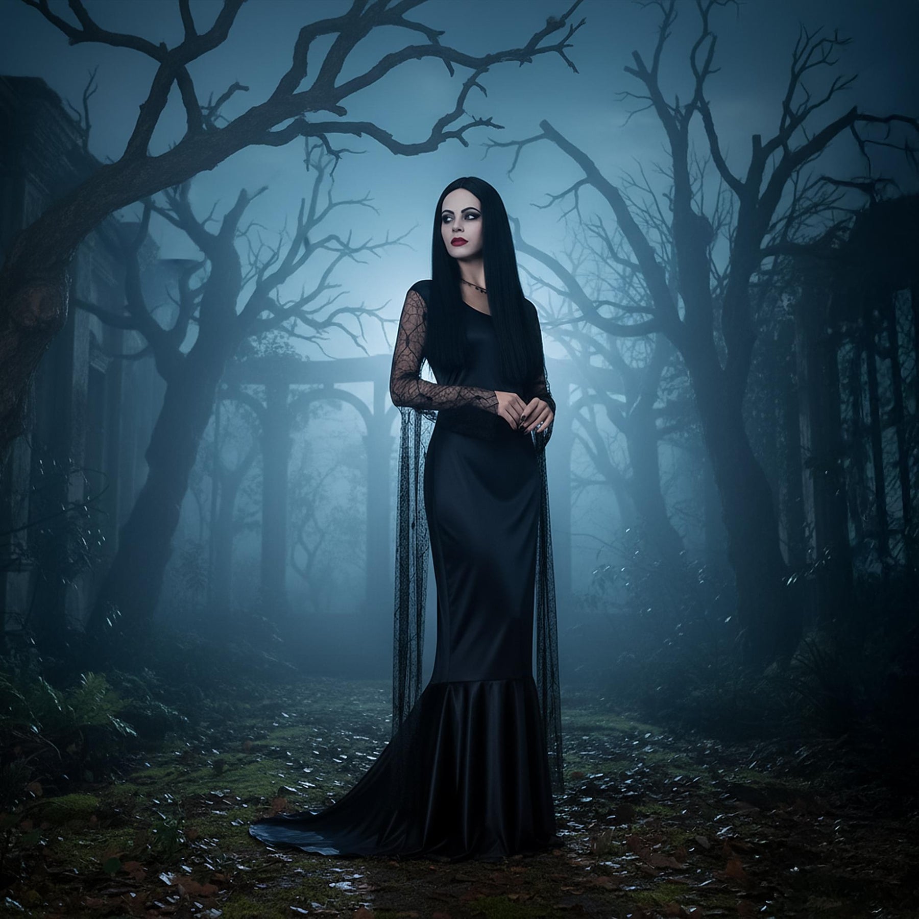 Morticia Addams Adult Costume