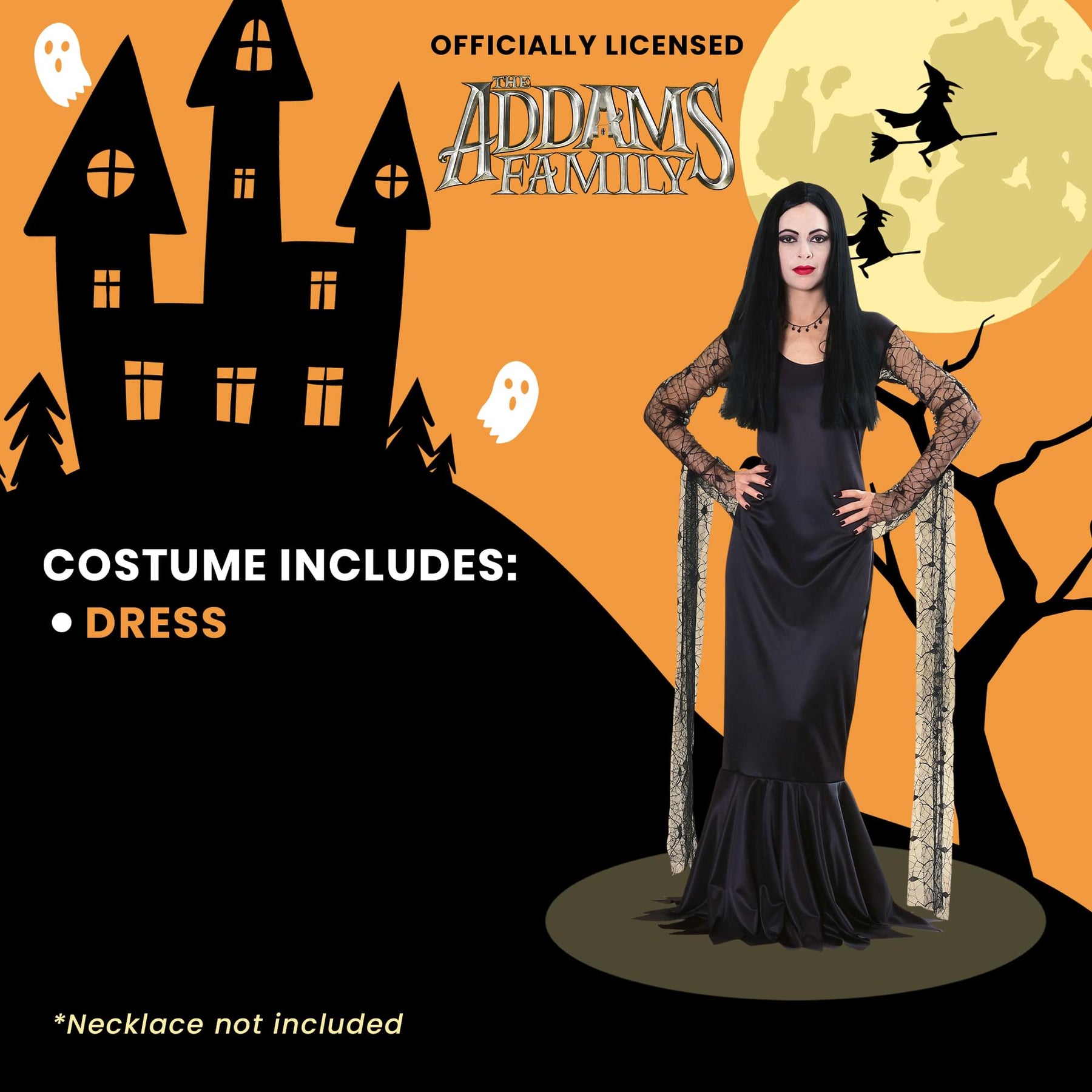 Morticia Addams Adult Costume