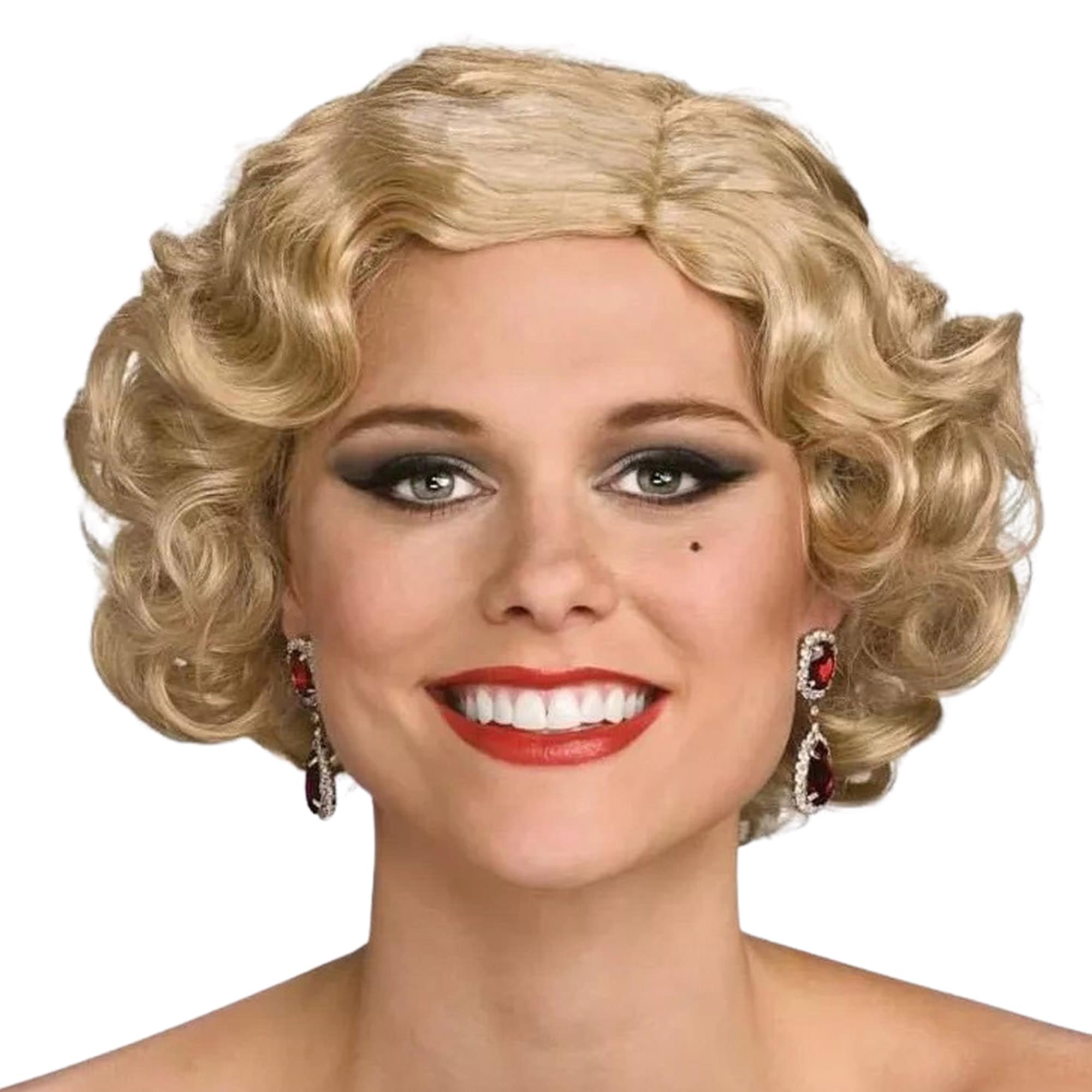 Ruby Red Costume Earrings