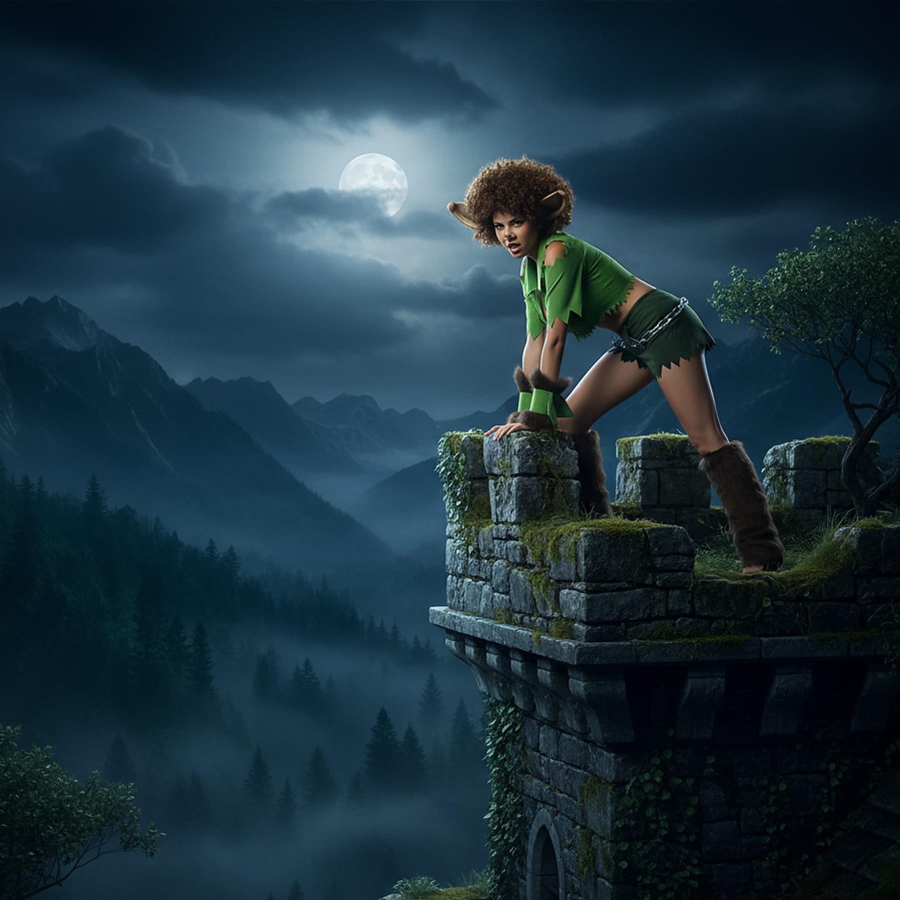 Wolf Woman Adult Costume