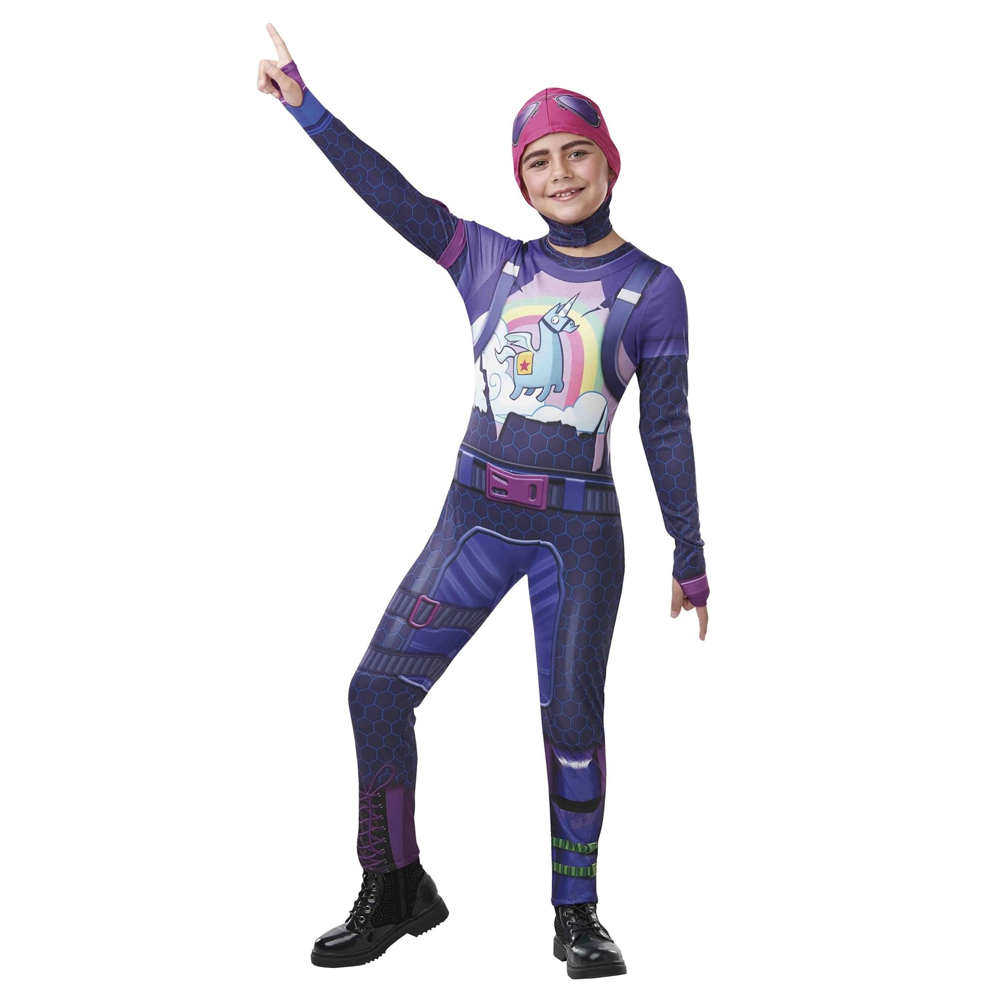 Fortnite Brite Bomber Teen Costume Top & Cap