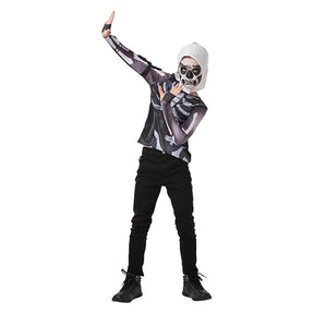Fortnite Skull Trooper Teen Costume Top & Hood