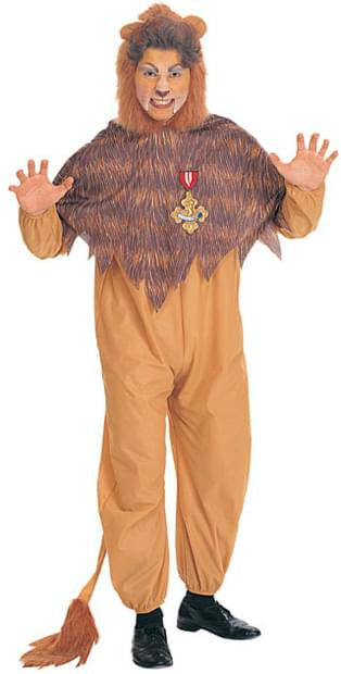 Wizard Of Oz Cowardly Lion Costume Adult