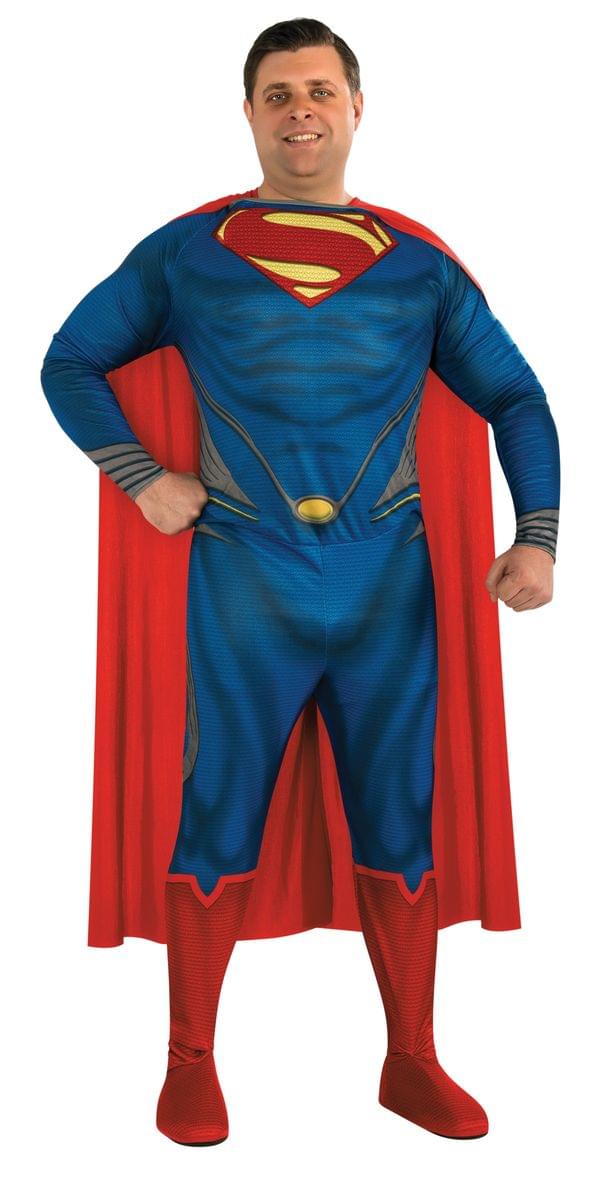 Superman Man Of Steel Costume Adult Plus