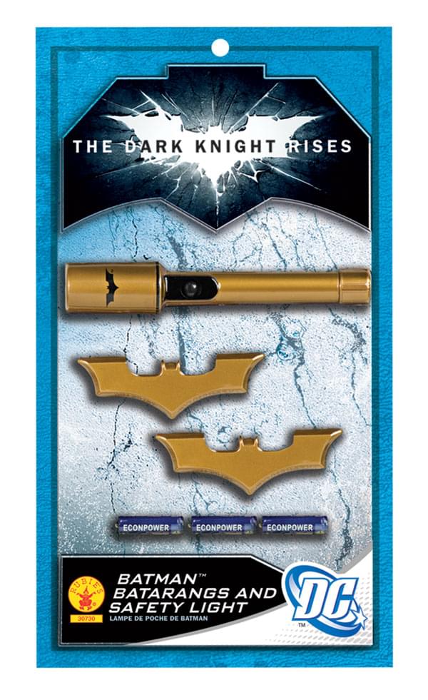 Batman Batarangs & Safety Light Costume Accessory Set