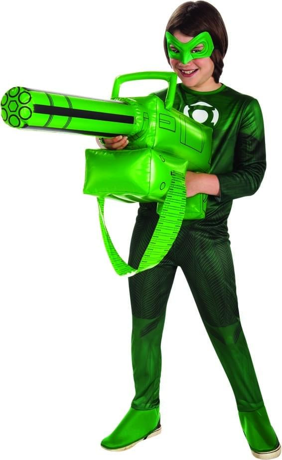 Green Lantern Inflatable Gatling Gun Costume Accessory Weapon
