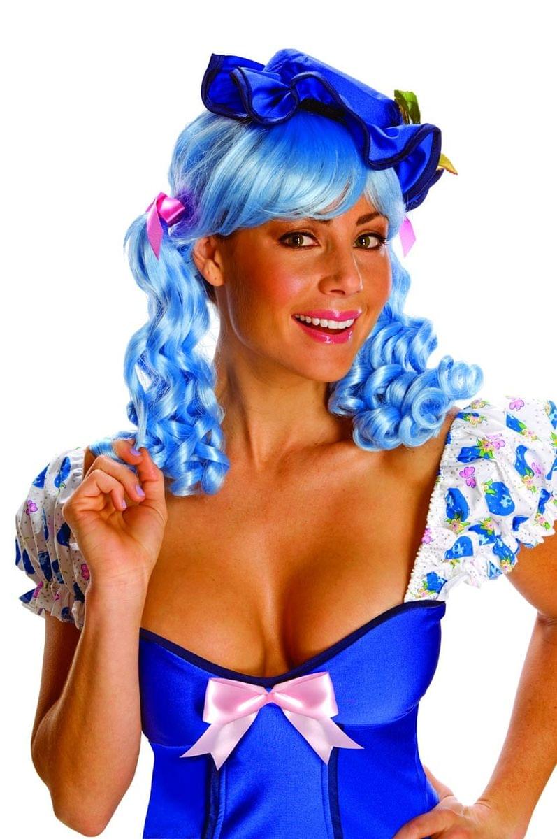 Strawberry Shortcake Blueberry Muffin Deluxe Costume Wig