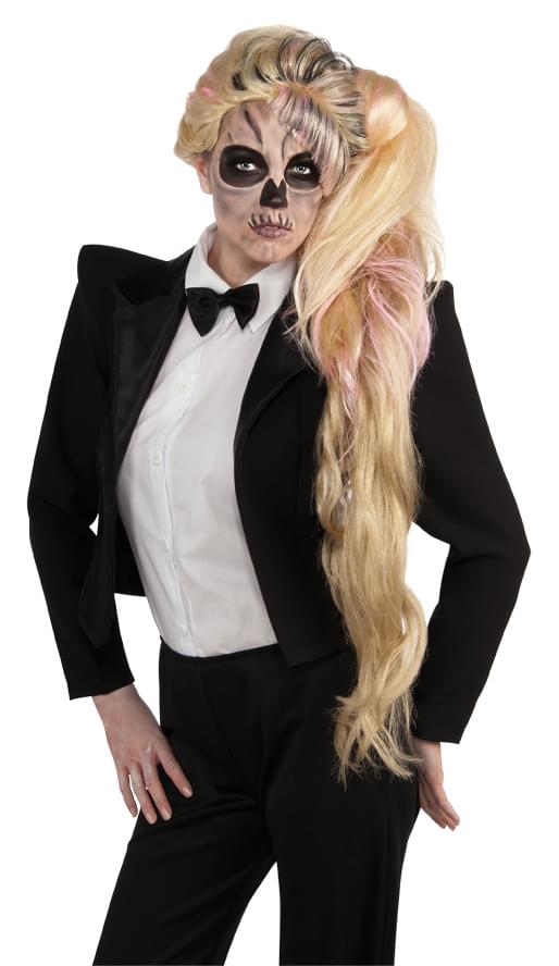 Lady Gaga Side Ponytail Costume Accessory Wig Adult