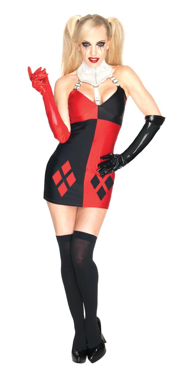 Batman Super Villain Harley Quinn Sexy Costume Dress Adult
