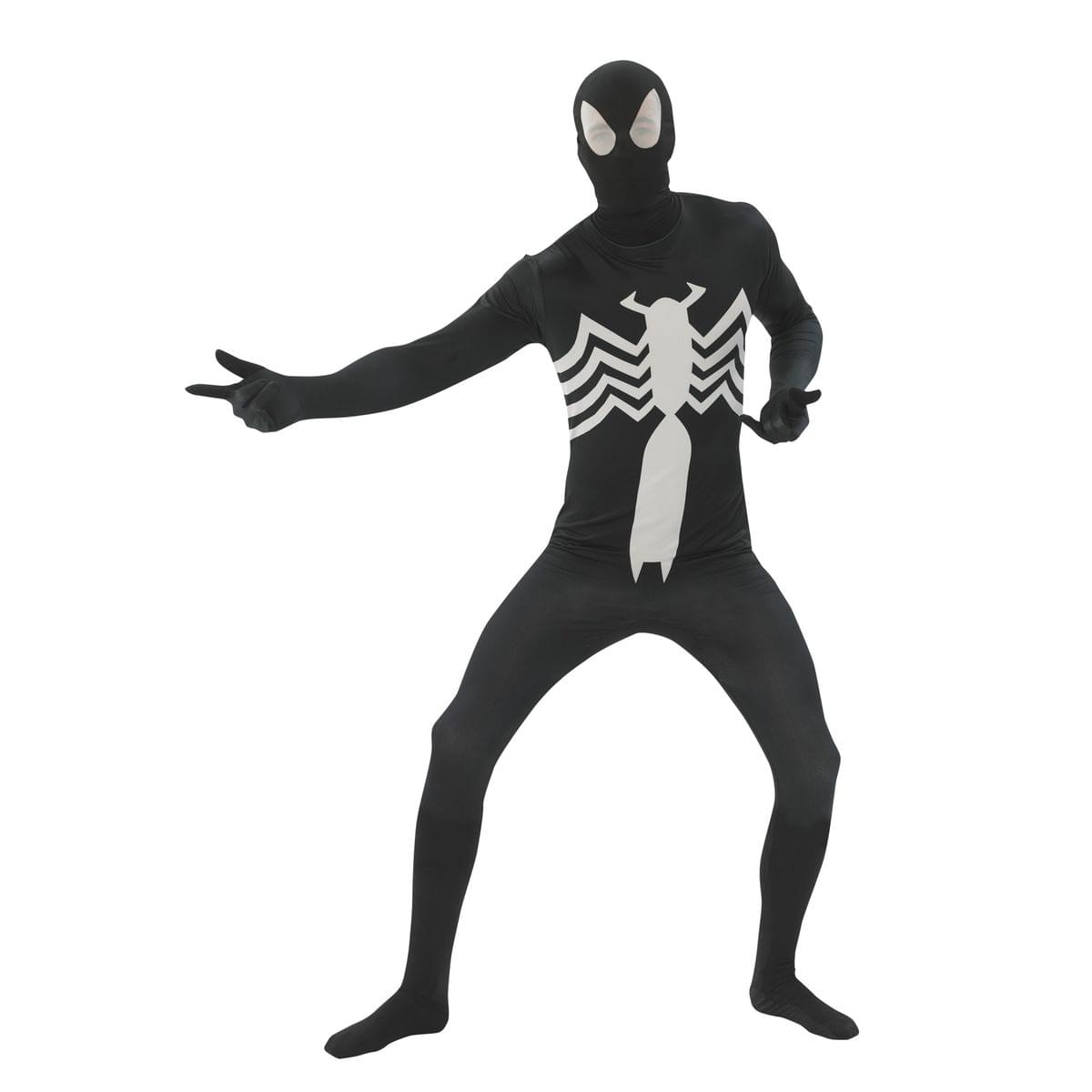 Marvel 2nd Skin Black Spider-Man Jumpsuit Adult Costume
