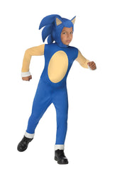 Sonic The Hedgehog Jumpsuit & Mask Costume Child