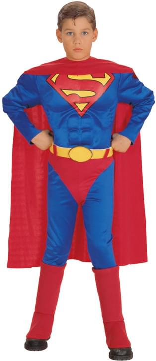 Superman Deluxe Muscle Chest Child Costume