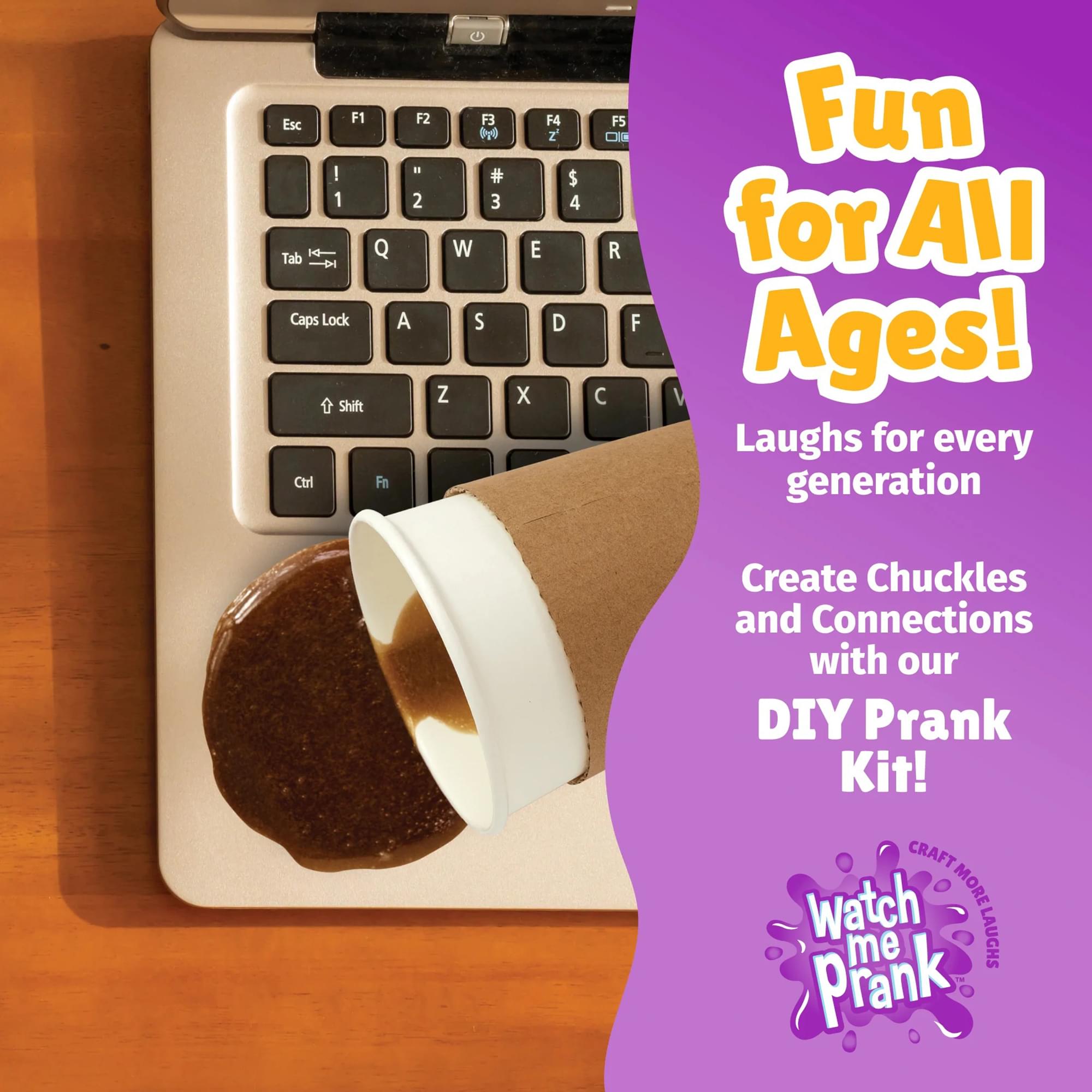 WatchMePrank DIY Prank Kit | Coffee Cup & Ice Cream Cone