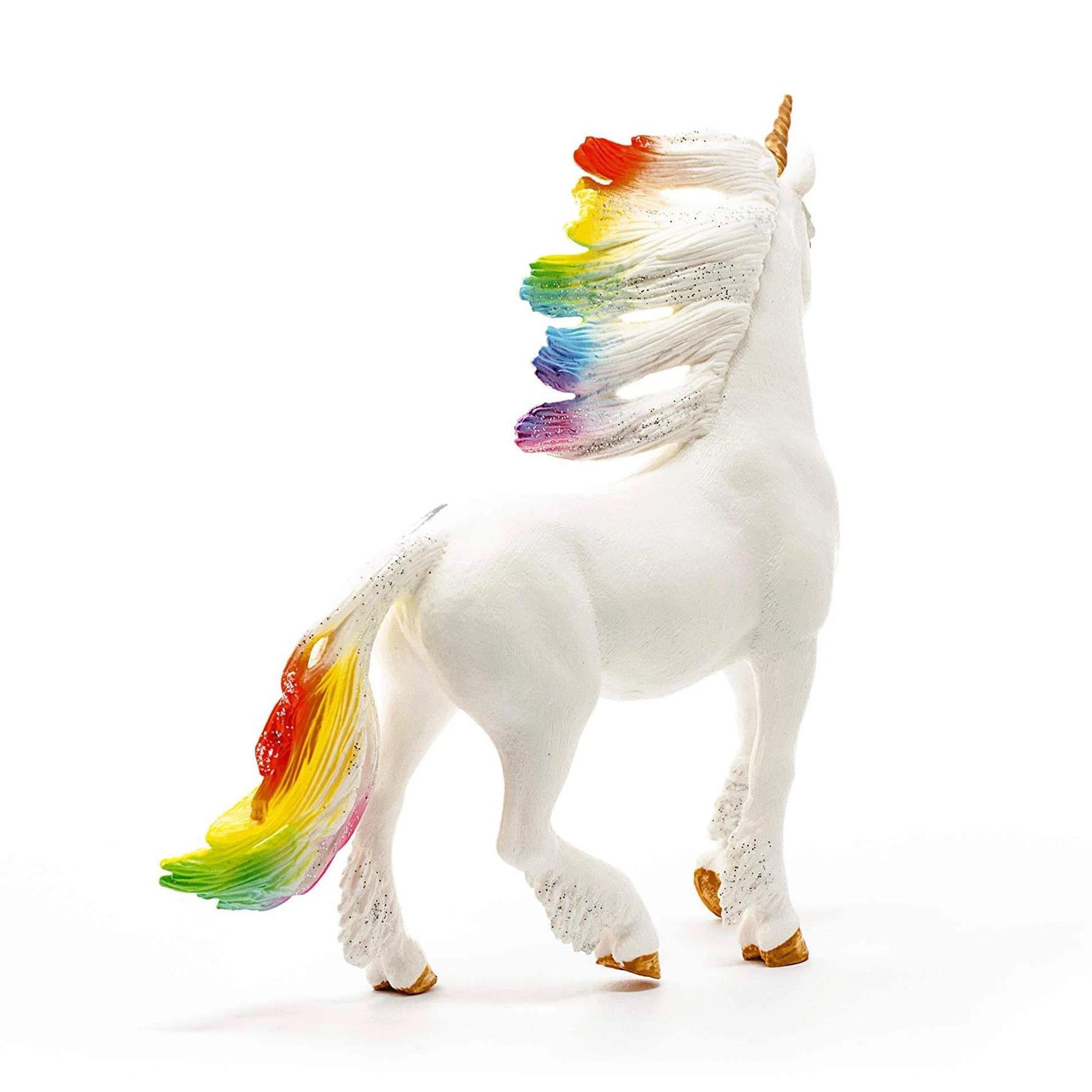 Schleich Rainbow Unicorn Stallion Figure | 5.9 x 3.3 x 7.1 Inches