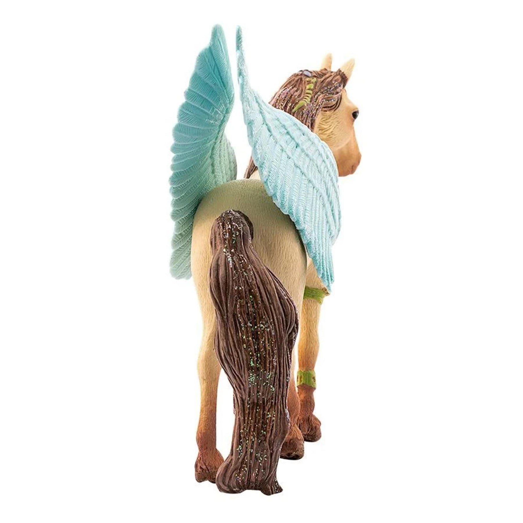 Schleich Decorated Pegasus Stallion Figure | 5.9 x 3.2 x 7.1 Inches