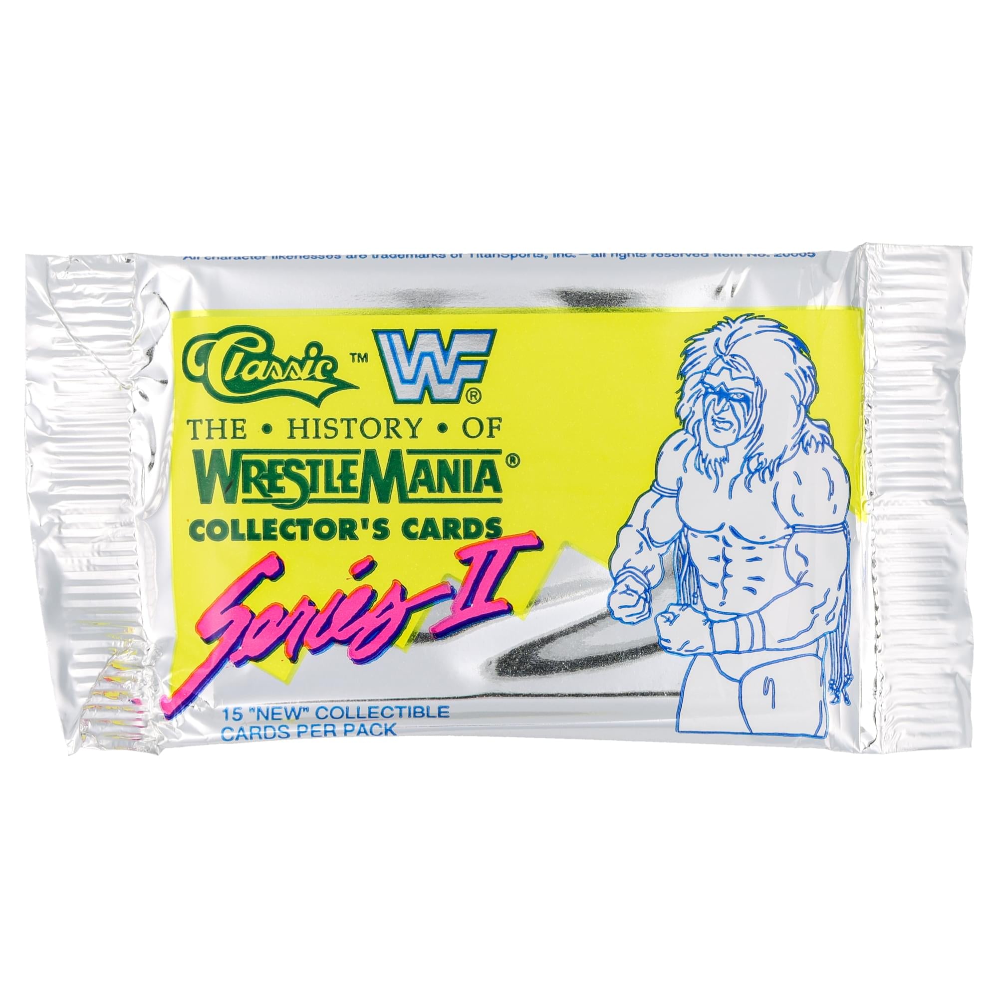 WWF 1990 Classic History Of Wrestlemania Series 2 | 15 Cards Per Pack