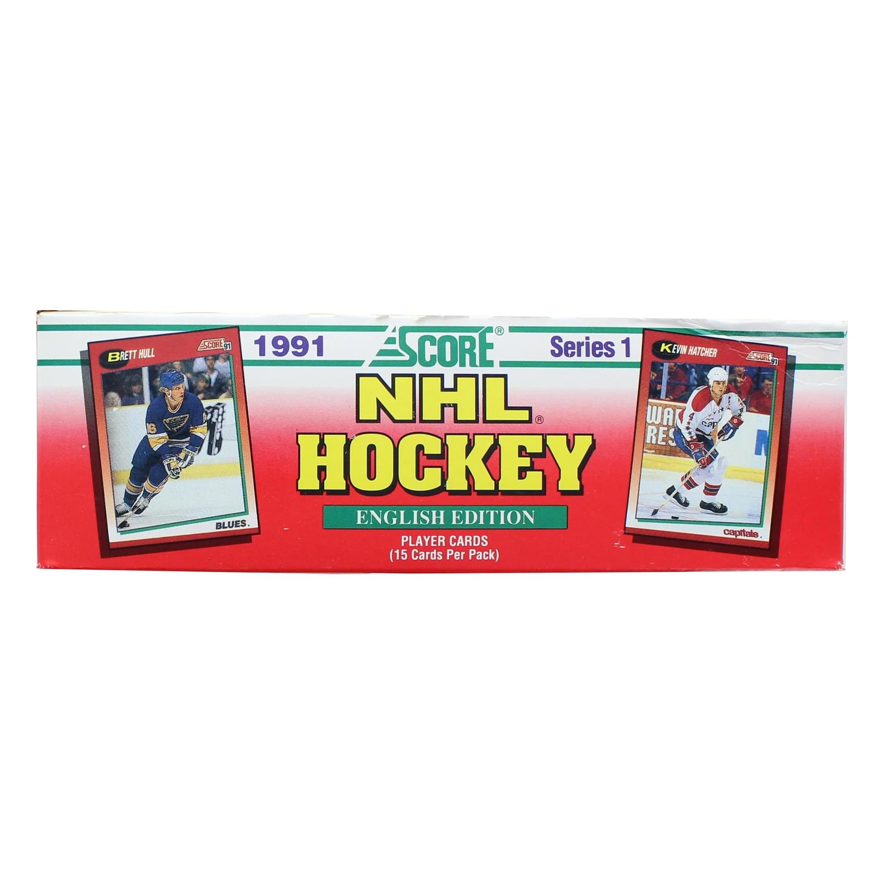 NHL 1991-92 Score Hockey Series 1 Wax Box