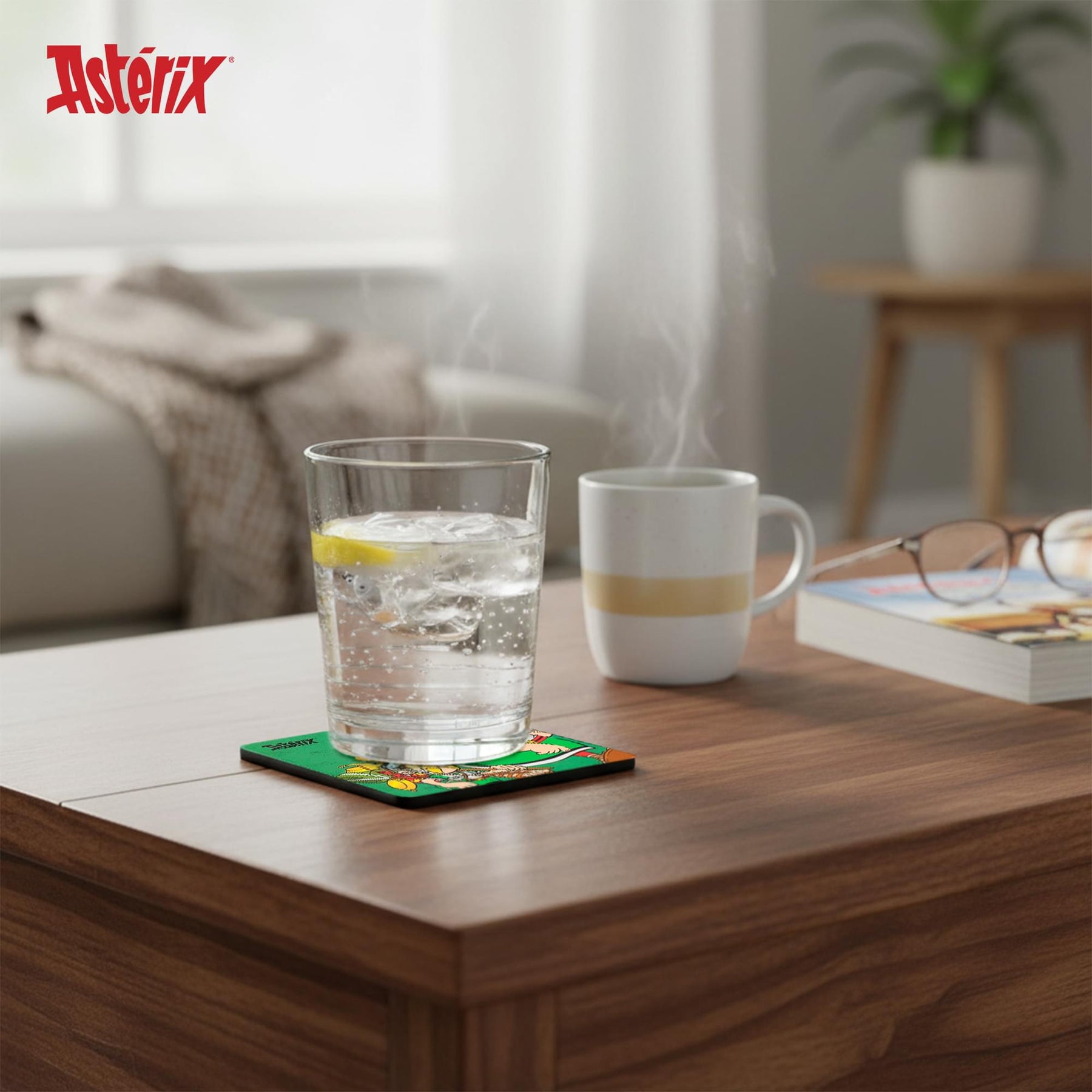 Asterix Characters 6-Piece Cork Coaster Set