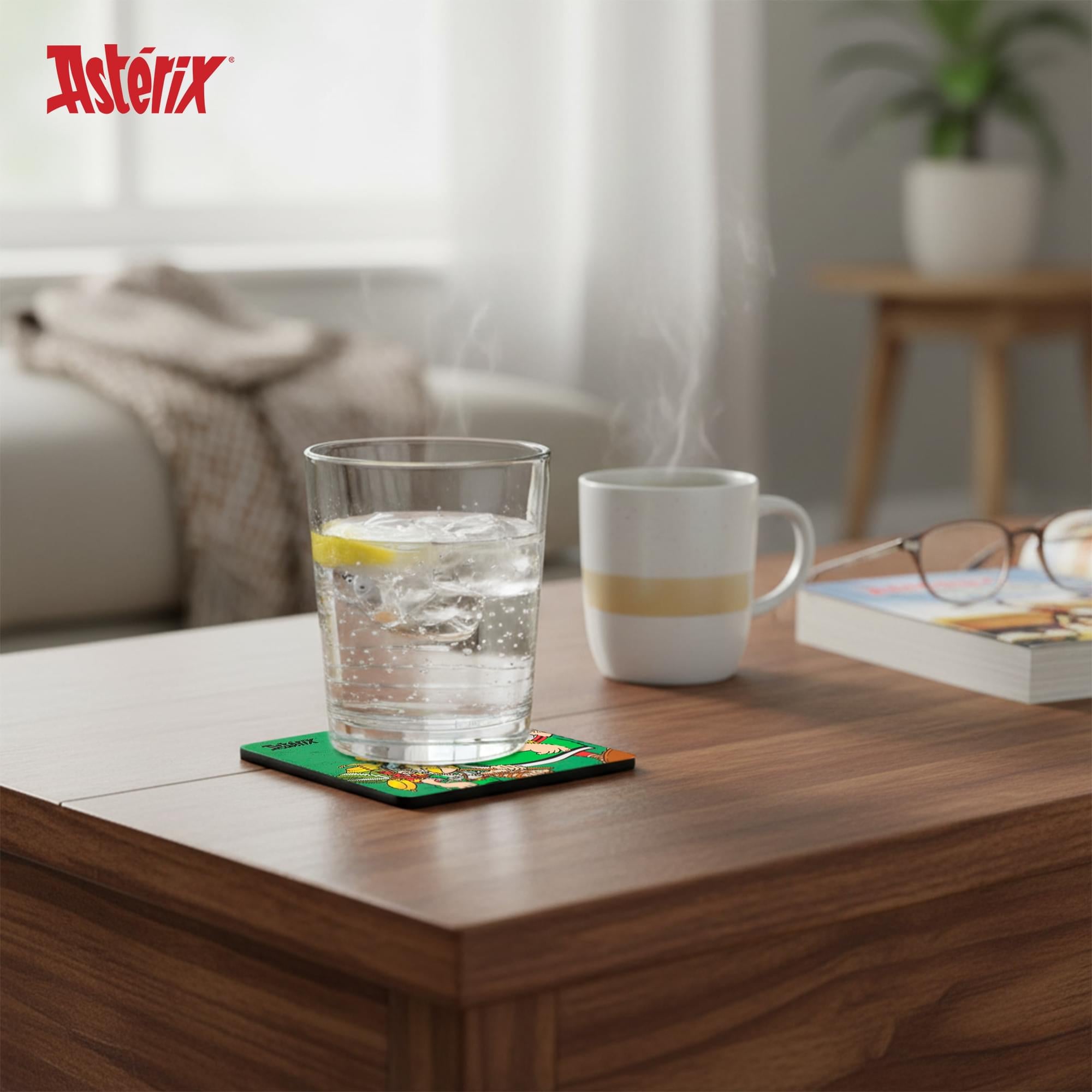 Asterix Characters 6-Piece Cork Coaster Set