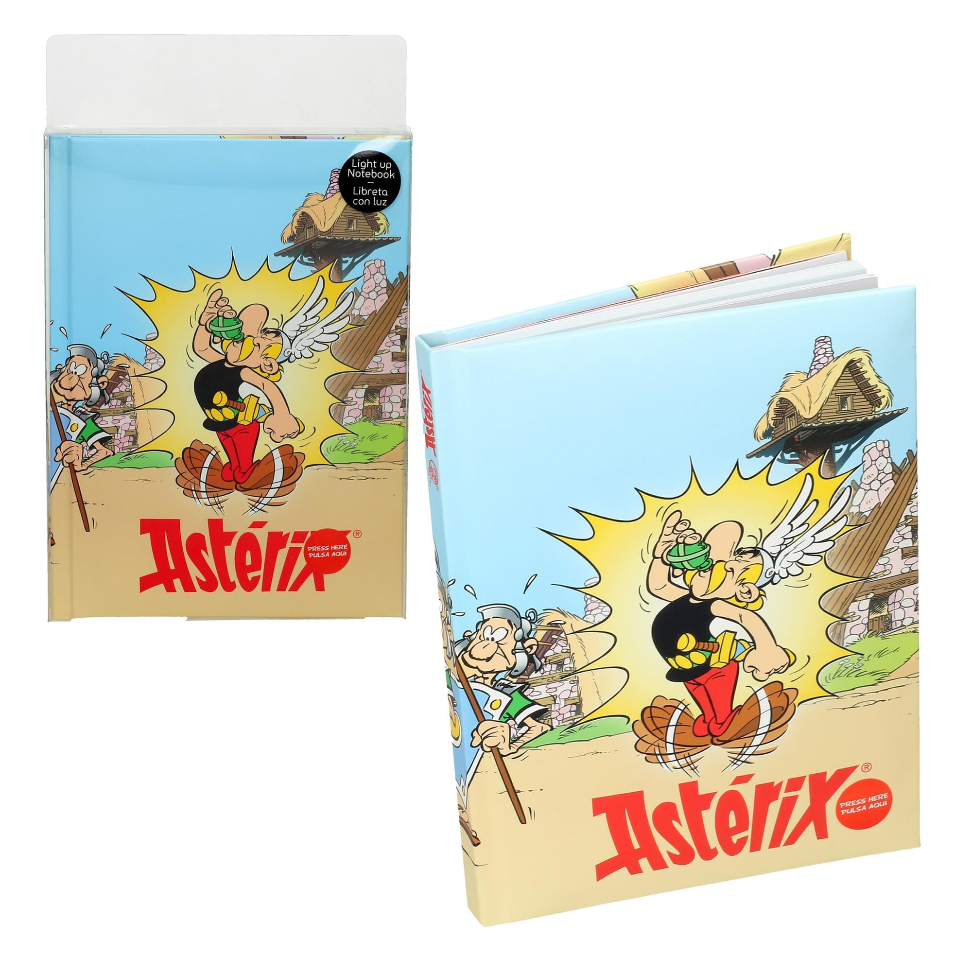 Asterix Potions Light-Up Notebook Hardcover Notebook | 6 x 10 Inches