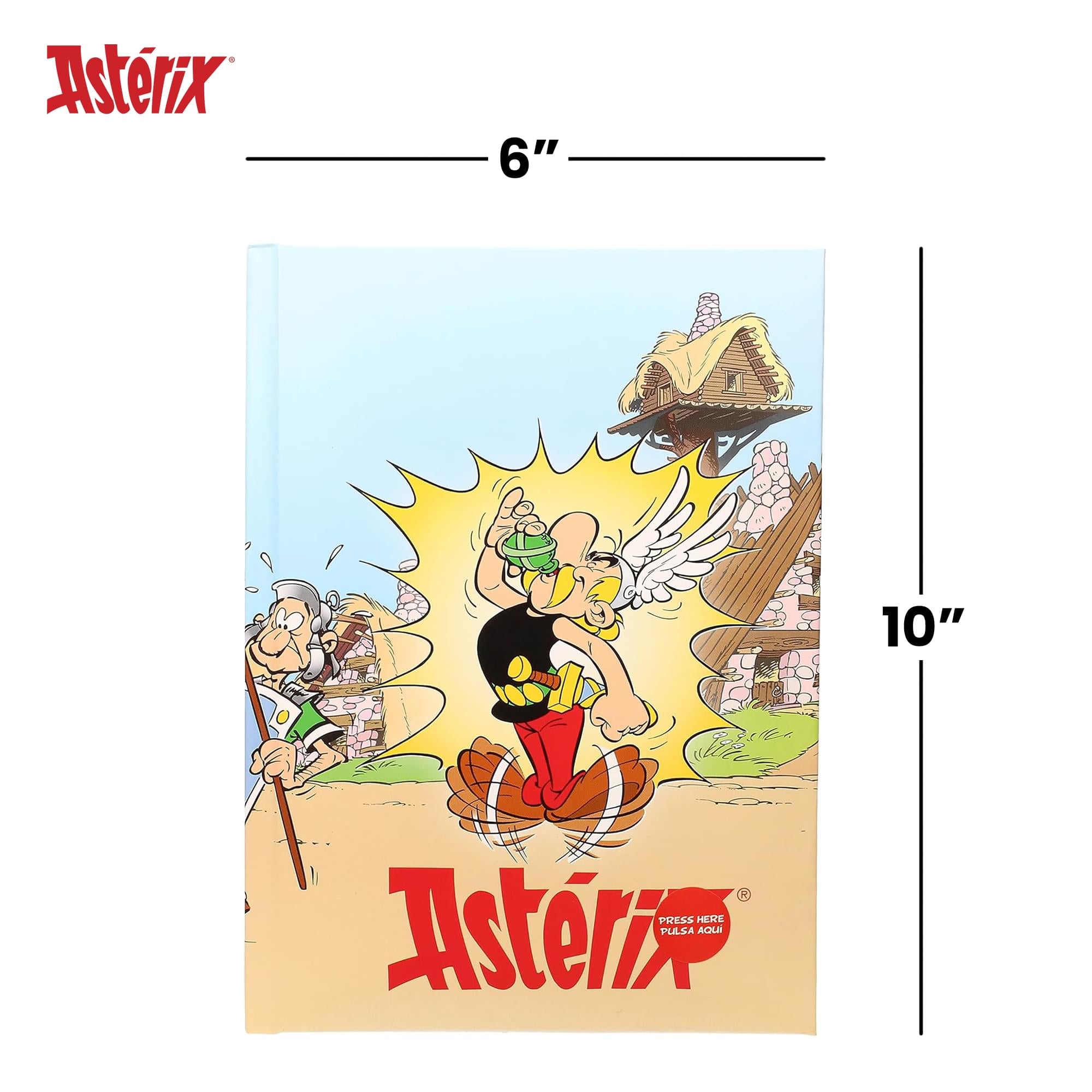Asterix Potions Light-Up Notebook Hardcover Notebook | 6 x 10 Inches