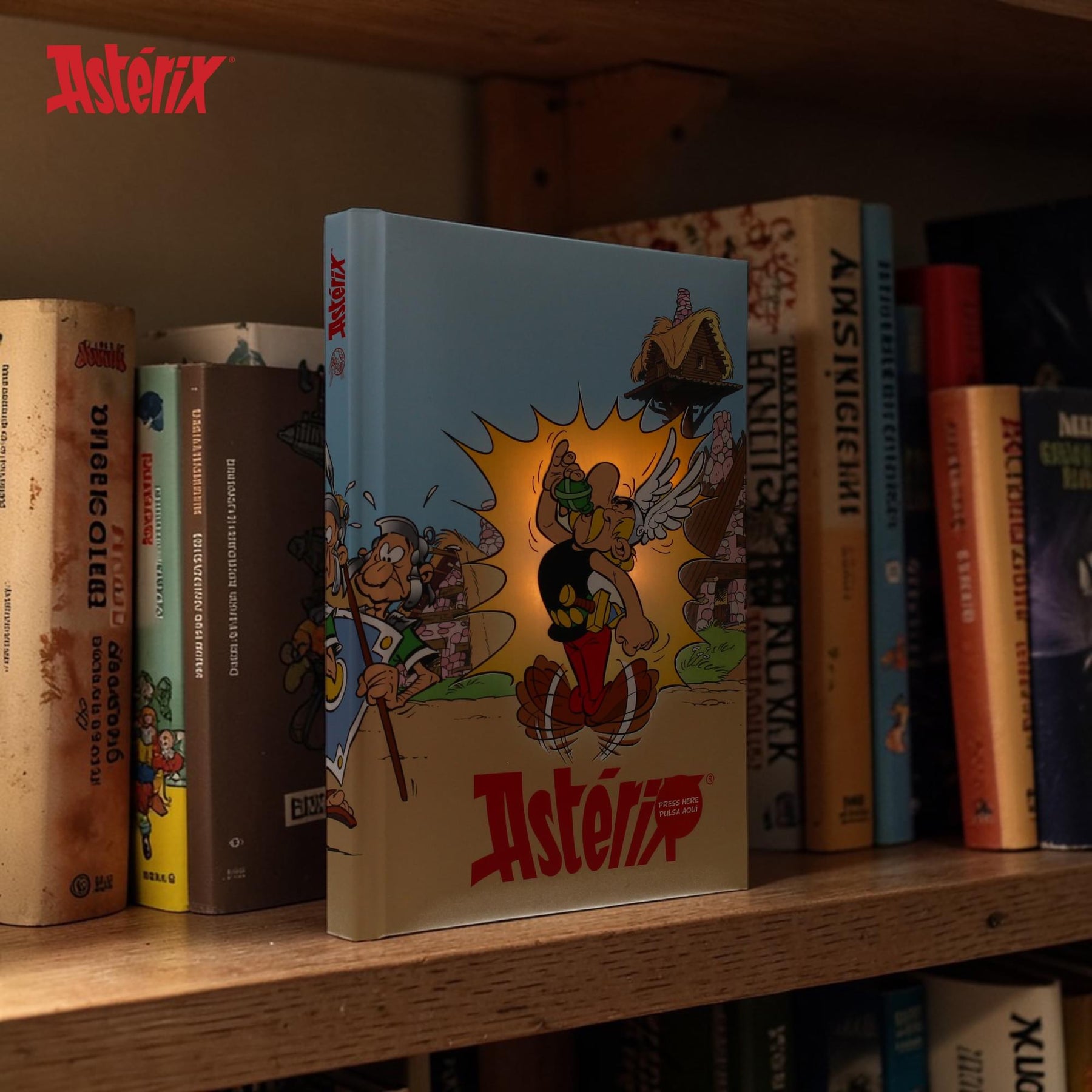 Asterix Potions Light-Up Notebook Hardcover Notebook | 6 x 10 Inches