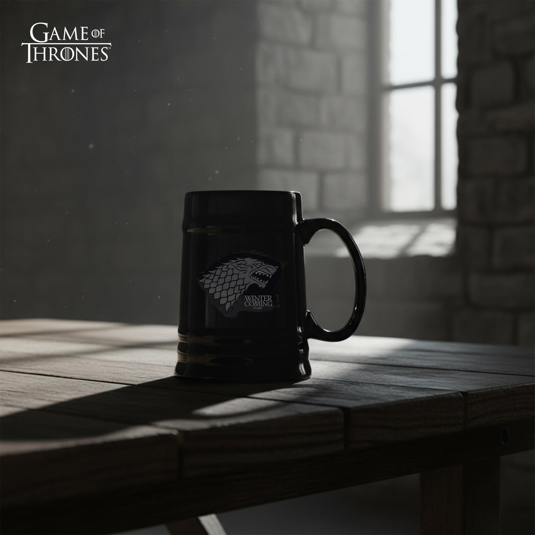 Game Of Thrones House Stark Ceramic Beer Stein