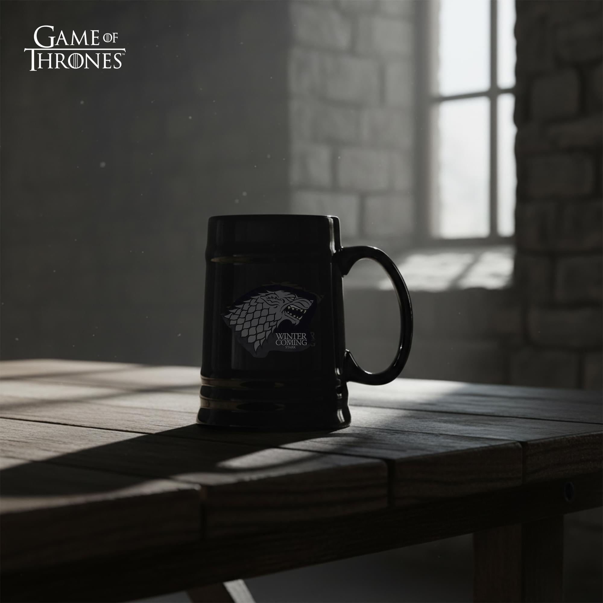 Game Of Thrones House Stark Ceramic Beer Stein