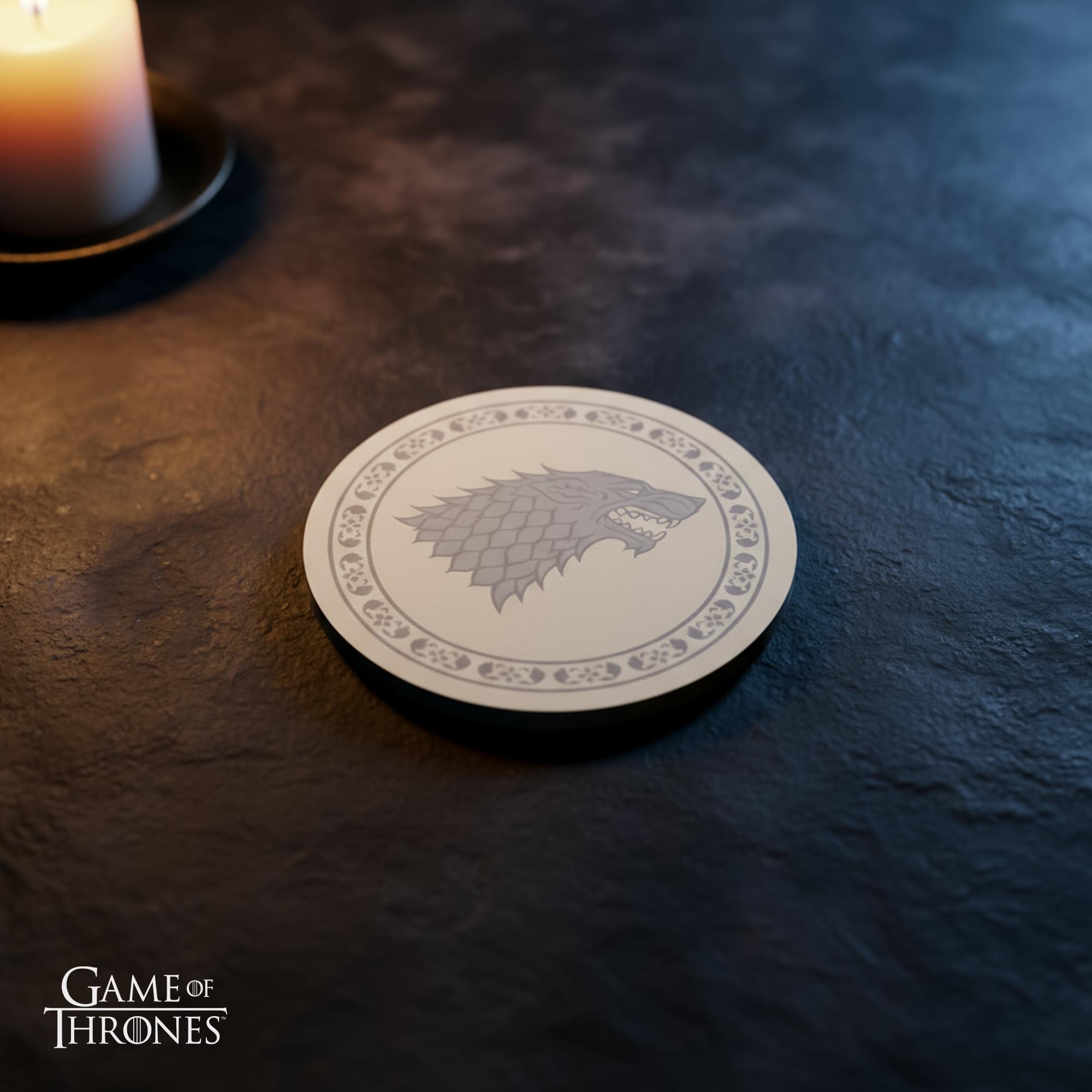 Game Of Thrones House Stark Round Sticky Notes